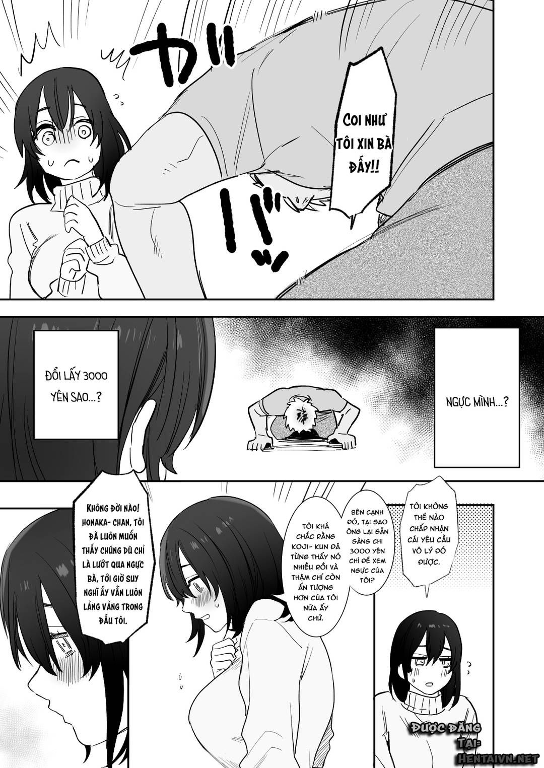 〇sen-yen De Oppai Misete Oneshot page 14 - Giả Dược