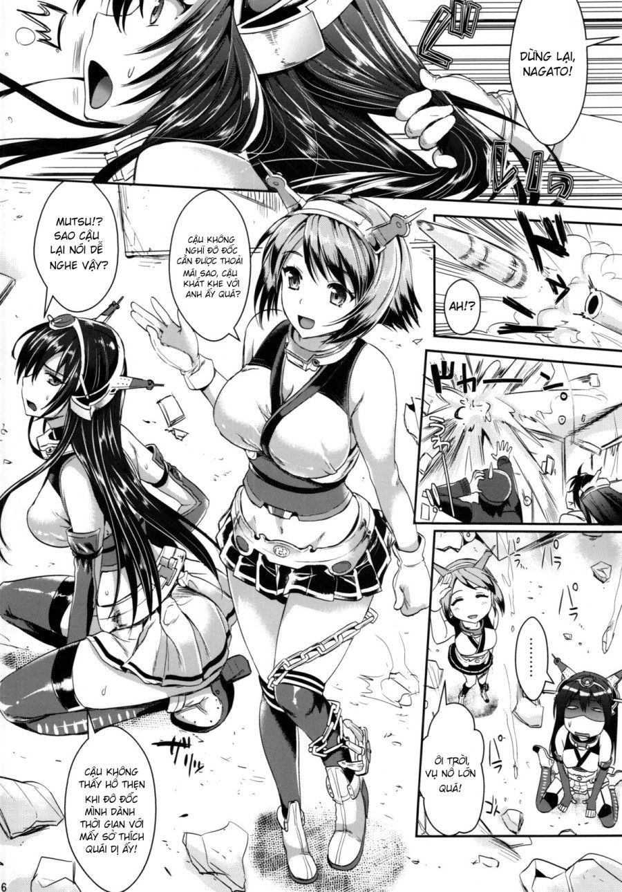 Senkan Nagato To Hentai Teitoku (kantai Collection -kancolle-) Oneshot page 7 - Giả Dược