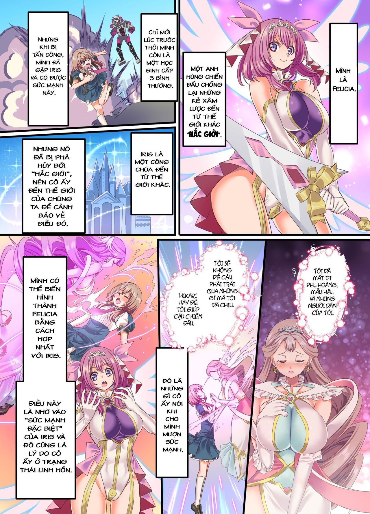 đọc truyện Senkou Tenki Felicia ~nerawareta Hyoui Henshin Heroine No Nikutai~ Oneshot ảnh 3 tại Giả Dược