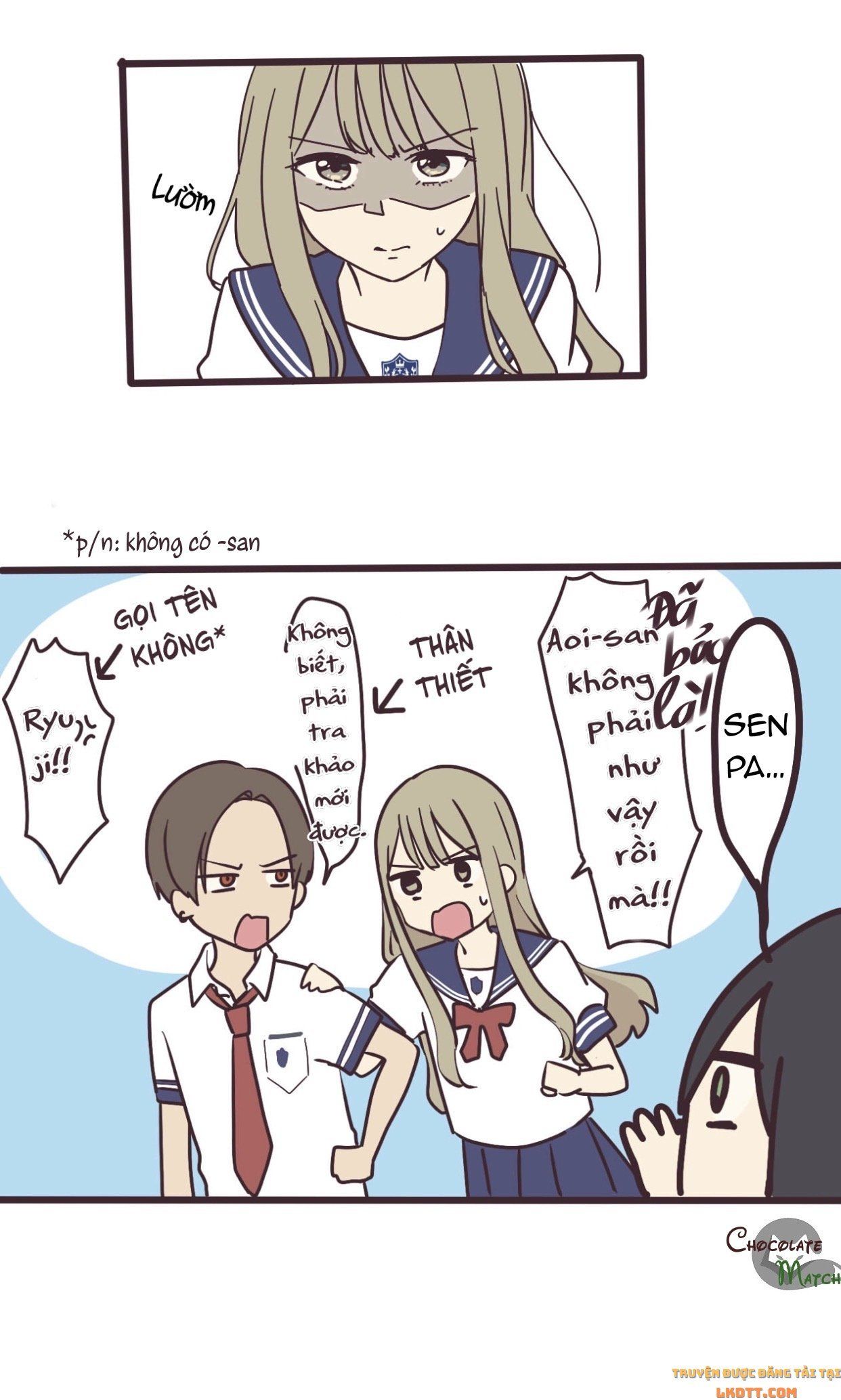 đọc truyện Senpai Là Con Trai Chương 4 ảnh 10 tại Thiên Thai Truyện