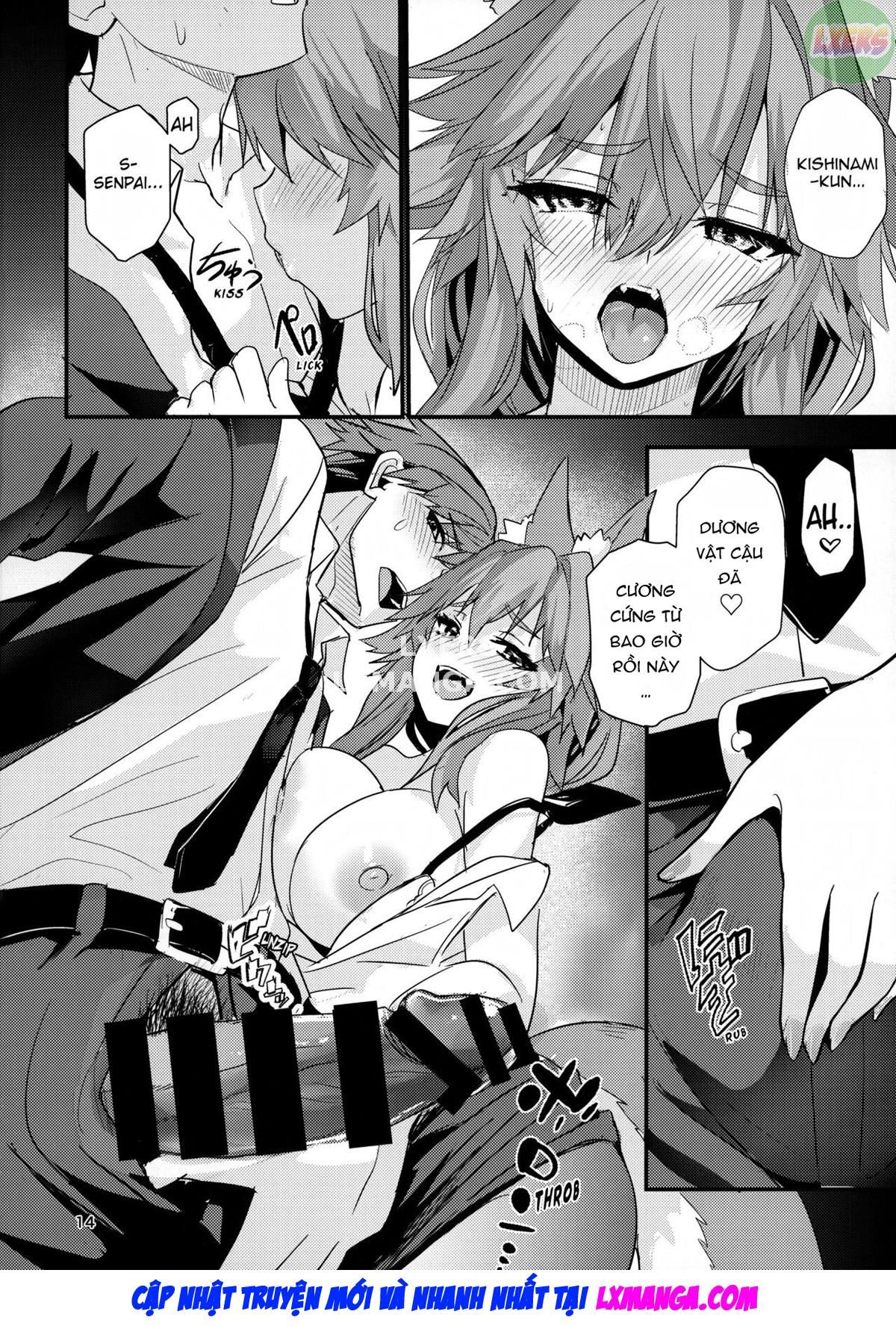 đọc truyện Senpai Office Worker Tamamo Oneshot ảnh 16 tại Giả Dược