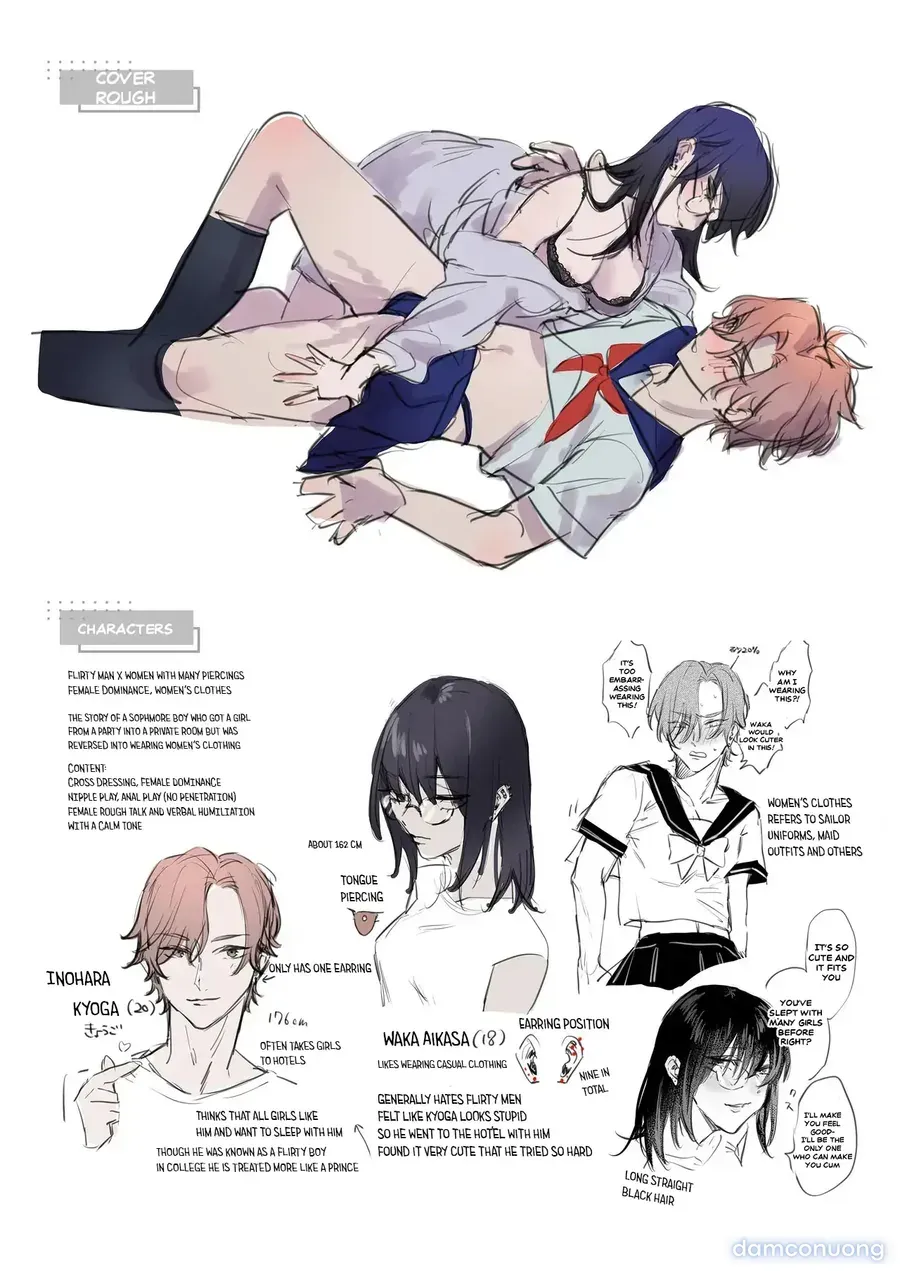 đọc truyện Senpai Playboy Với Kinh Nghiệm Trăm Trận Dường Như Lại Có Tố Chất… Nữ Tính Chương 1 ảnh 34 tại Thiên Thai Truyện