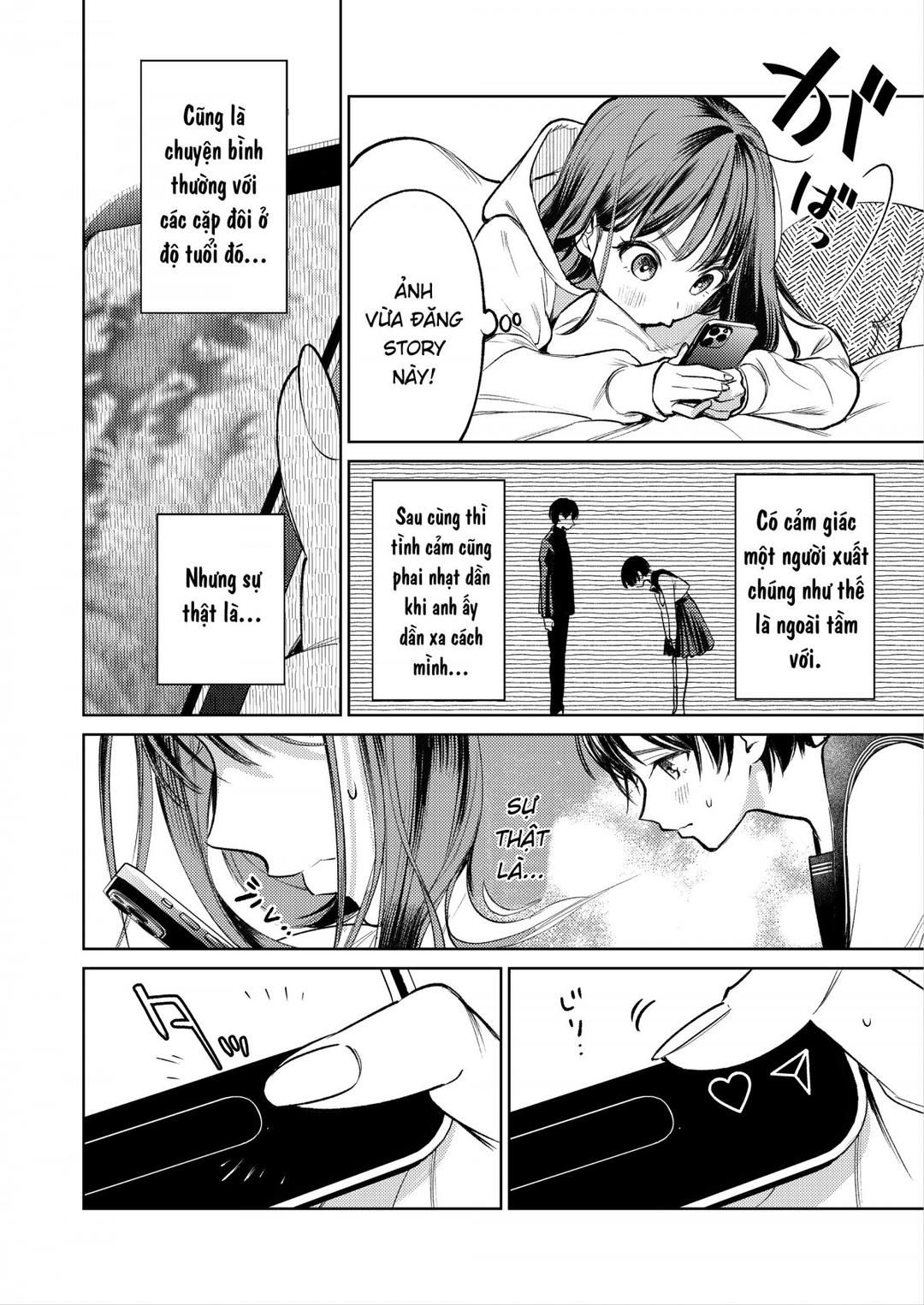 Senpai, Sonna No Shiranai Desu ~bansou Shite Ita Kare No Yubi Wa Ima, Watashi No Naka O Midashiteru Oneshot page 12 - Giả Dược