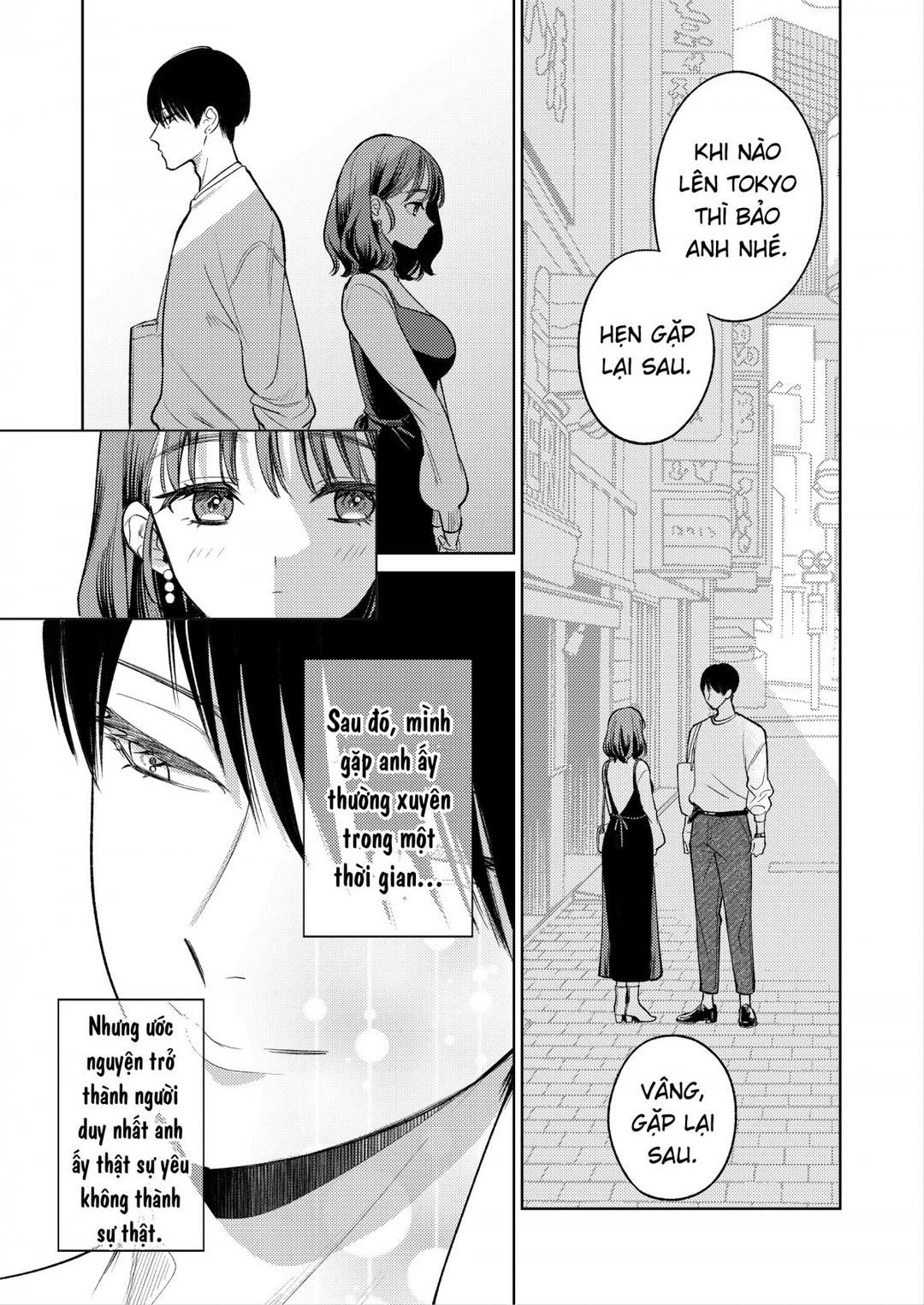 Senpai, Sonna No Shiranai Desu ~bansou Shite Ita Kare No Yubi Wa Ima, Watashi No Naka O Midashiteru Oneshot page 49 - Giả Dược