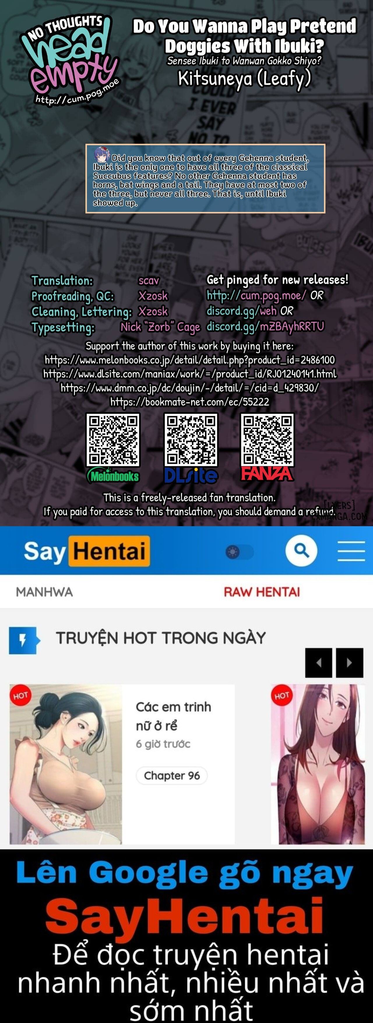 đọc truyện Sensei! Bạn Có Muốn Chơi Giả Vờ Nuôi Chó Với Ibuki Không? Chương 1 ảnh 34 tại Thiên Thai Truyện