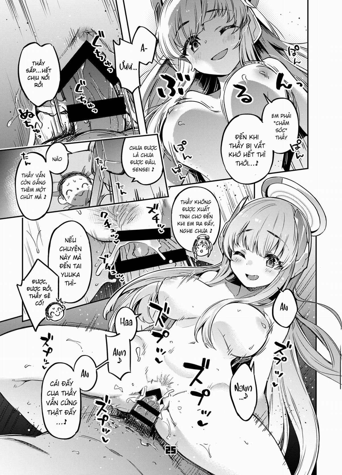 đọc truyện Sensei! Đừng Nói Cho Yuuka-chan Biết Đấy Nhé! - Blue Archive Oneshot ảnh 25 tại Thiên Thai Truyện