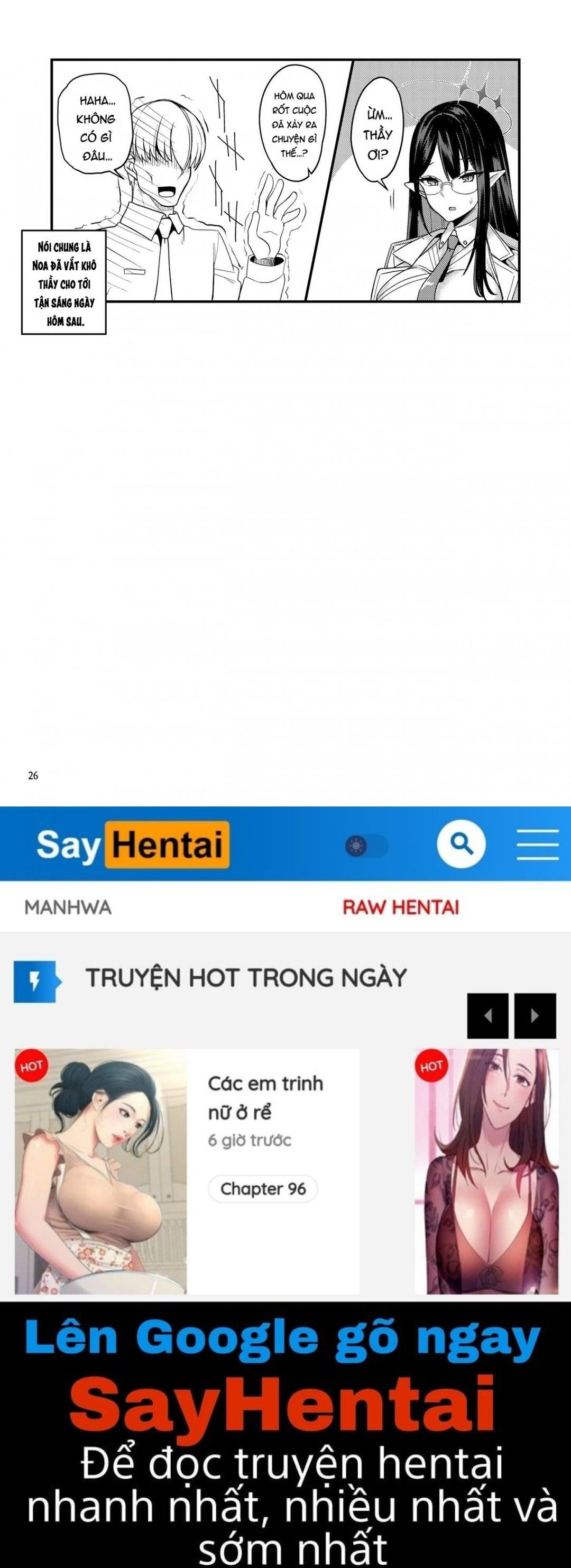 đọc truyện Sensei Issho Ni Oyasumi Shimasen Ka Oneshot ảnh 26 tại Thiên Thai Truyện