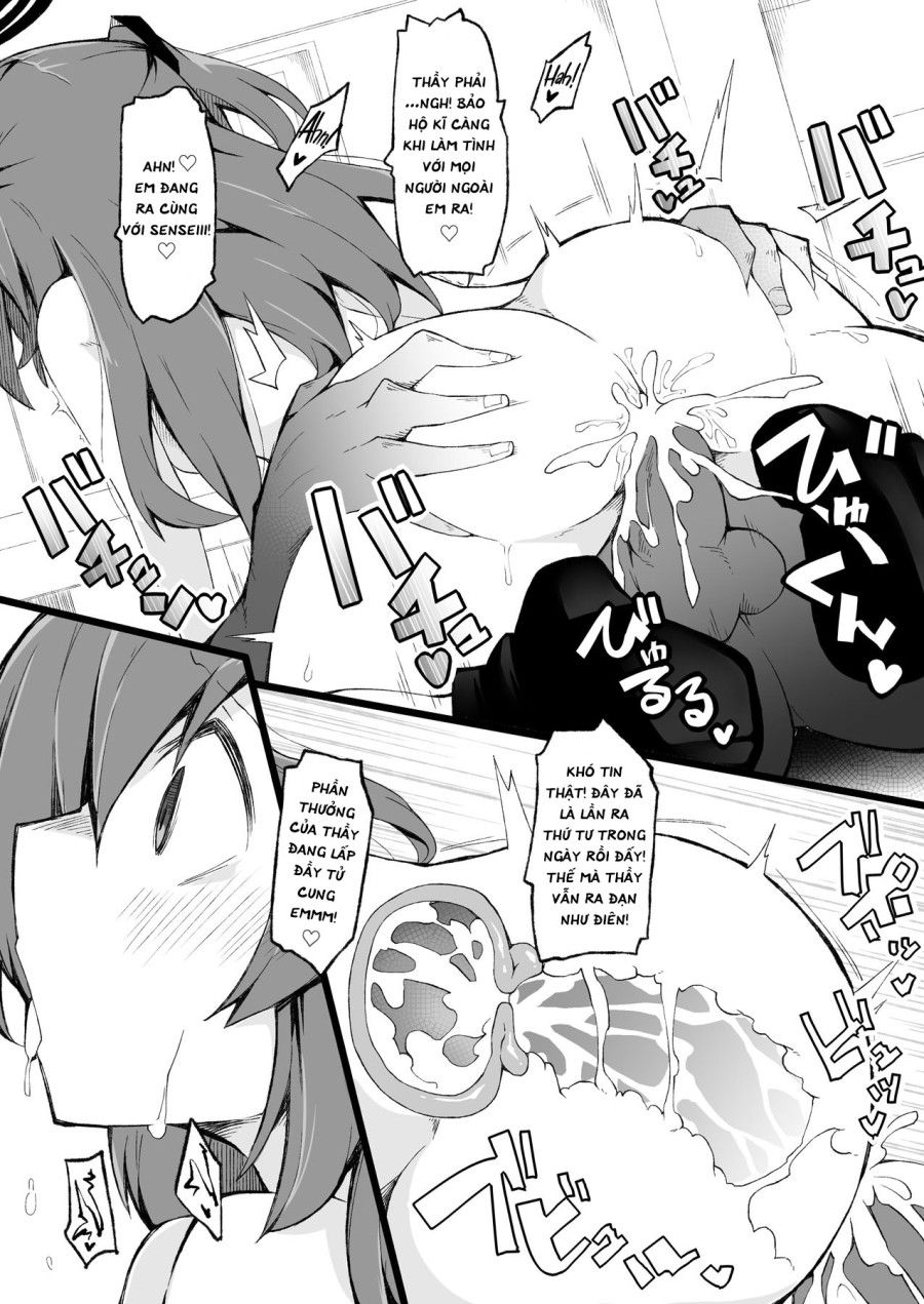 Sensei Và Hayase Yuuka Oneshot page 28 - Giả Dược