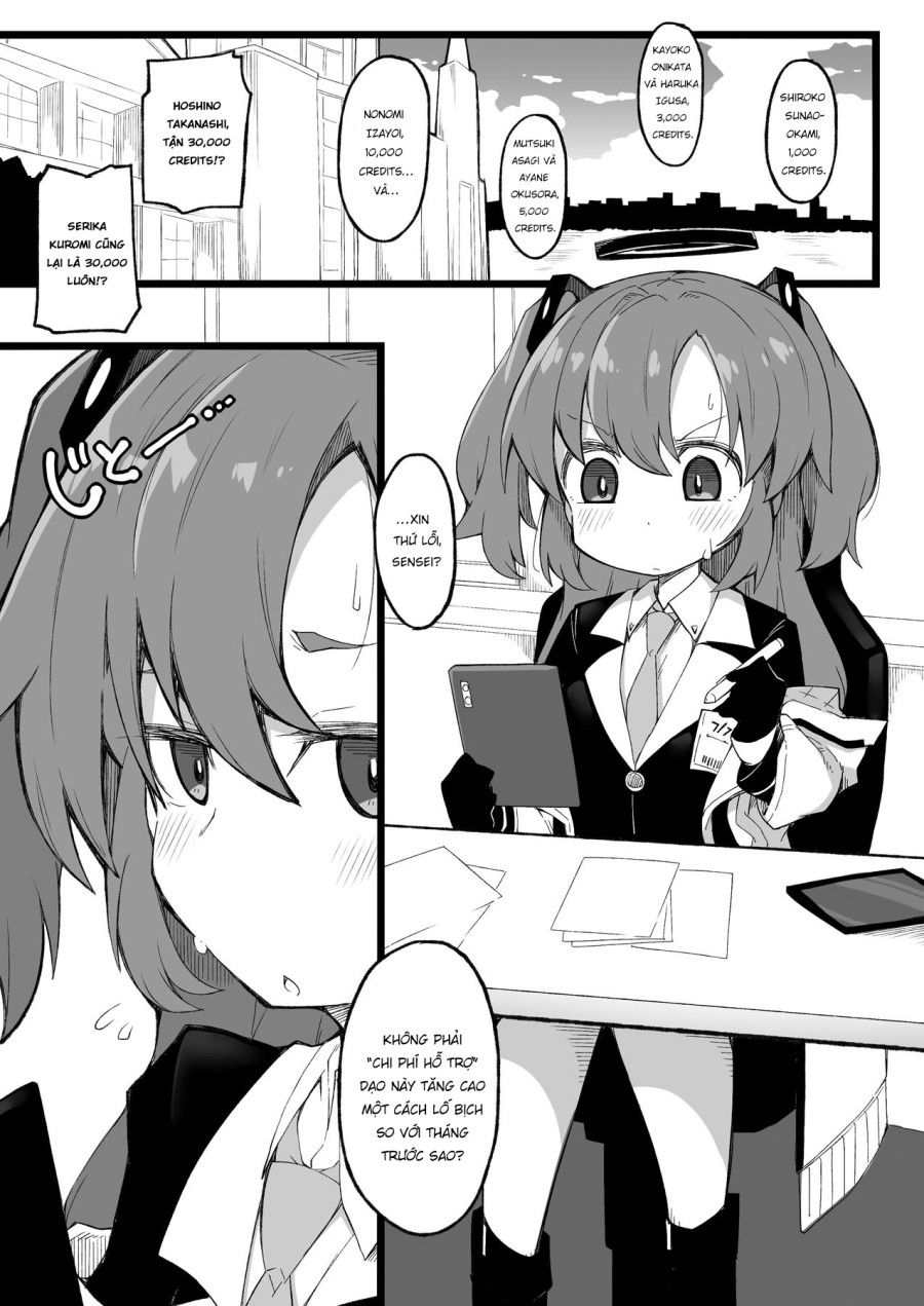 Sensei Và Hayase Yuuka Oneshot page 4 - Giả Dược