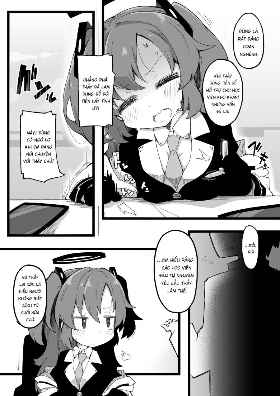 Sensei Và Hayase Yuuka Oneshot page 5 - Giả Dược