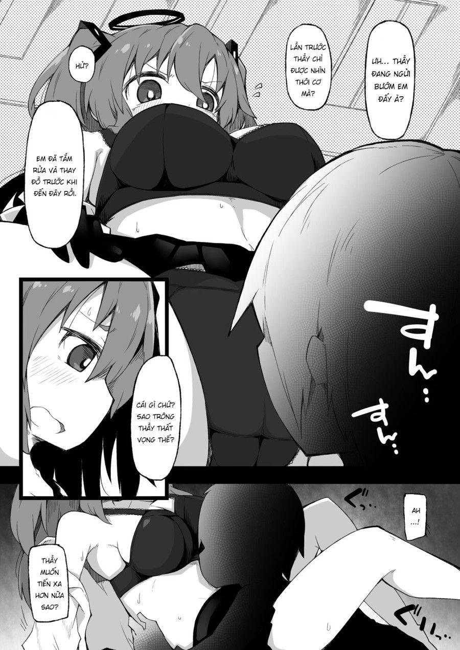 Sensei Và Hayase Yuuka Oneshot page 9 - Giả Dược