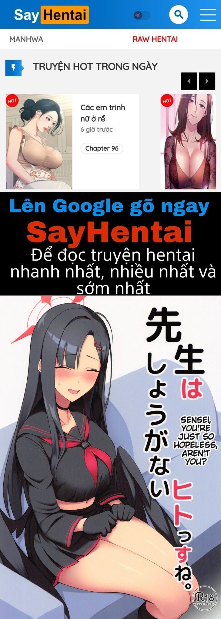 đọc truyện Sensei Wa Shouganai Hitossu Ne Oneshot ảnh 1 tại Giả Dược