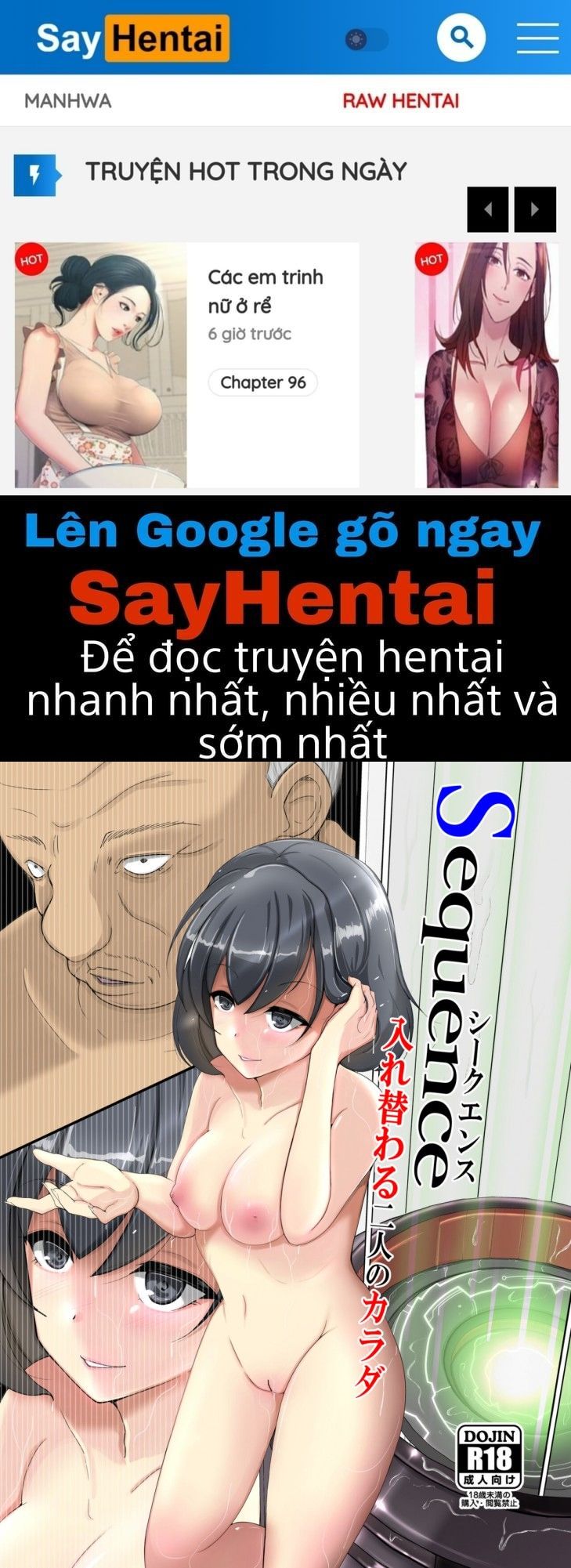 đọc truyện Sequence Irekaeru Futari No Karada Oneshot ảnh 1 tại Giả Dược