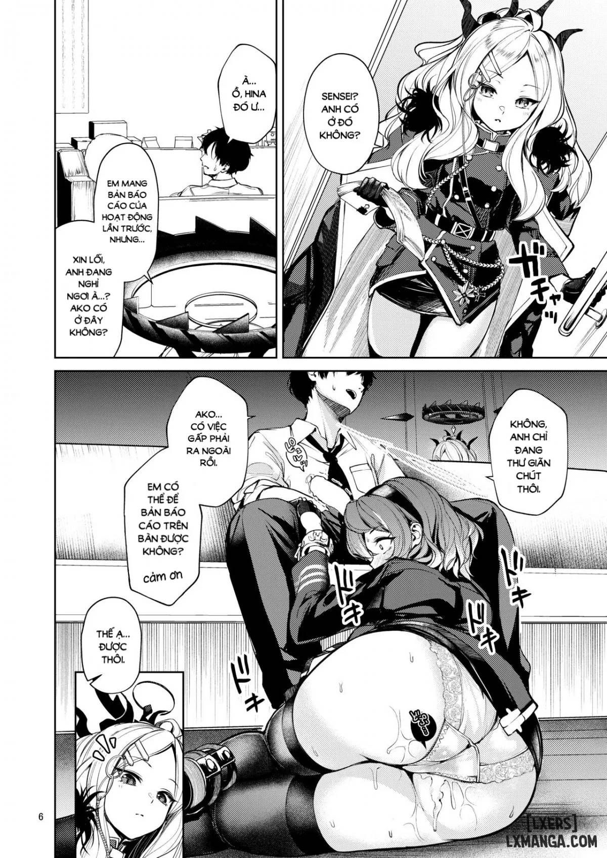 đọc truyện Series Oneshot Các Doujinshi Của Blue Archive P.1 Chương 0.3 ảnh 6 tại Giả Dược