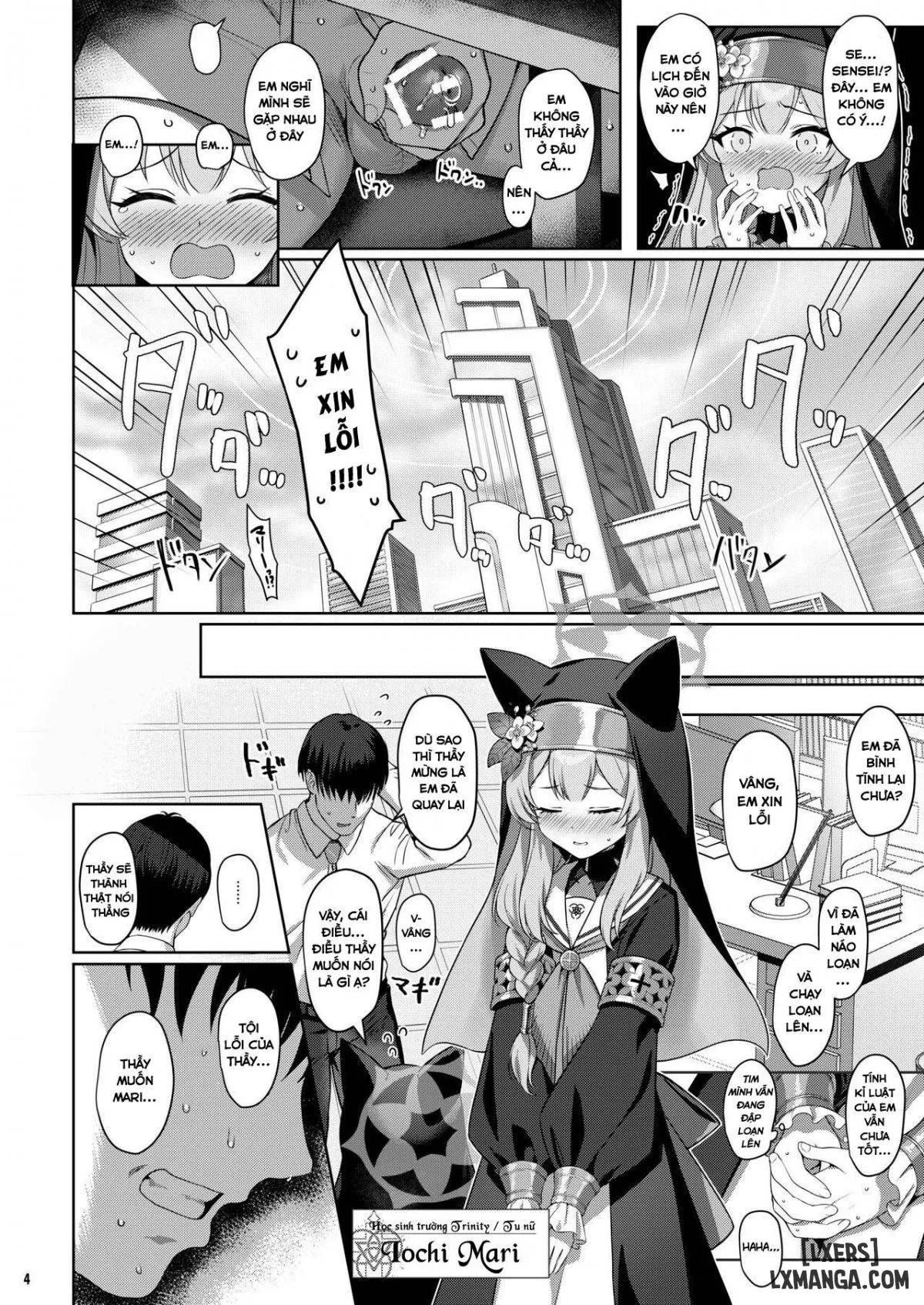 đọc truyện Series Oneshot Các Doujinshi Của Blue Archive P.2 Chương 2 ảnh 4 tại Giả Dược