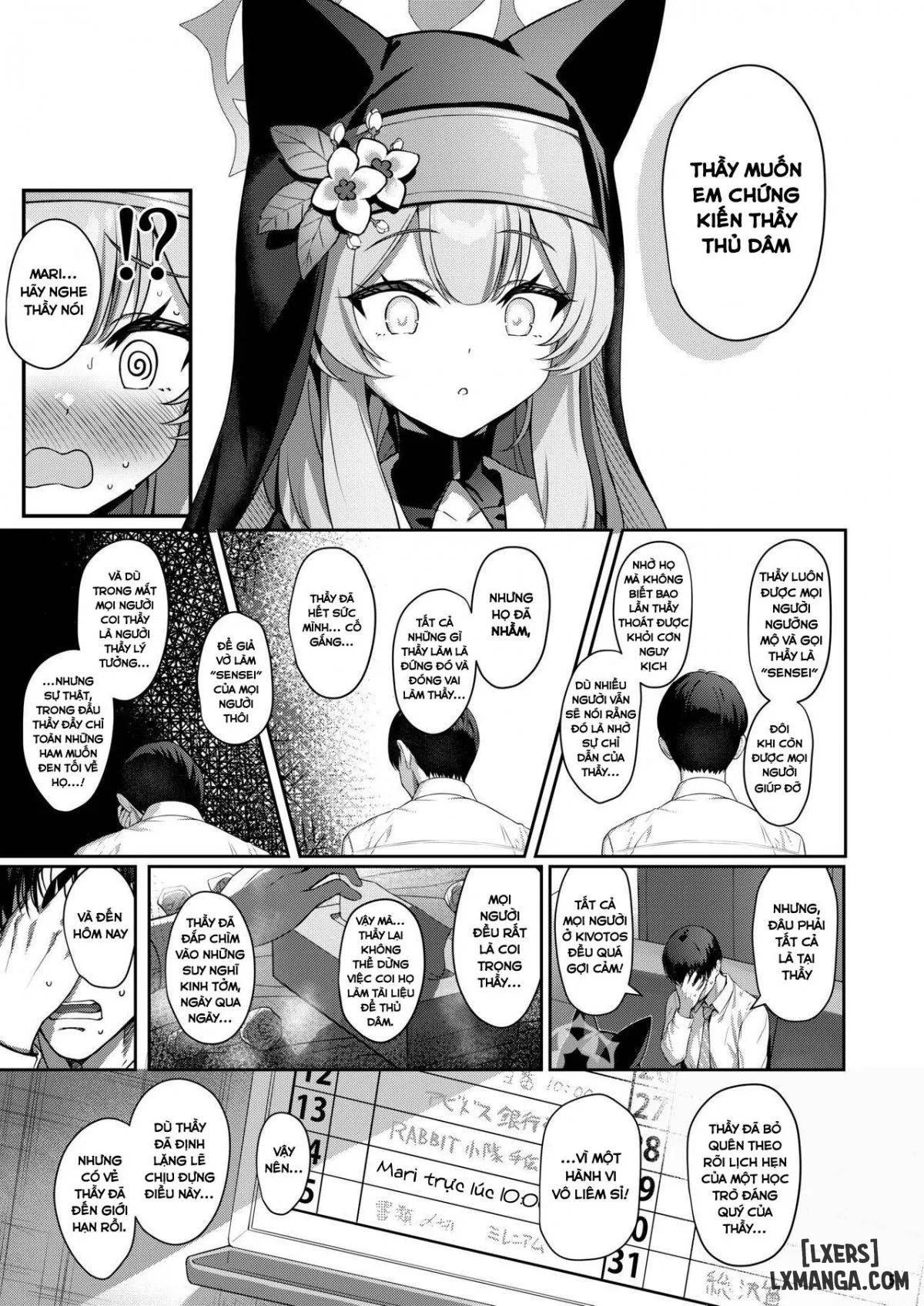 đọc truyện Series Oneshot Các Doujinshi Của Blue Archive P.2 Chương 2 ảnh 5 tại Giả Dược