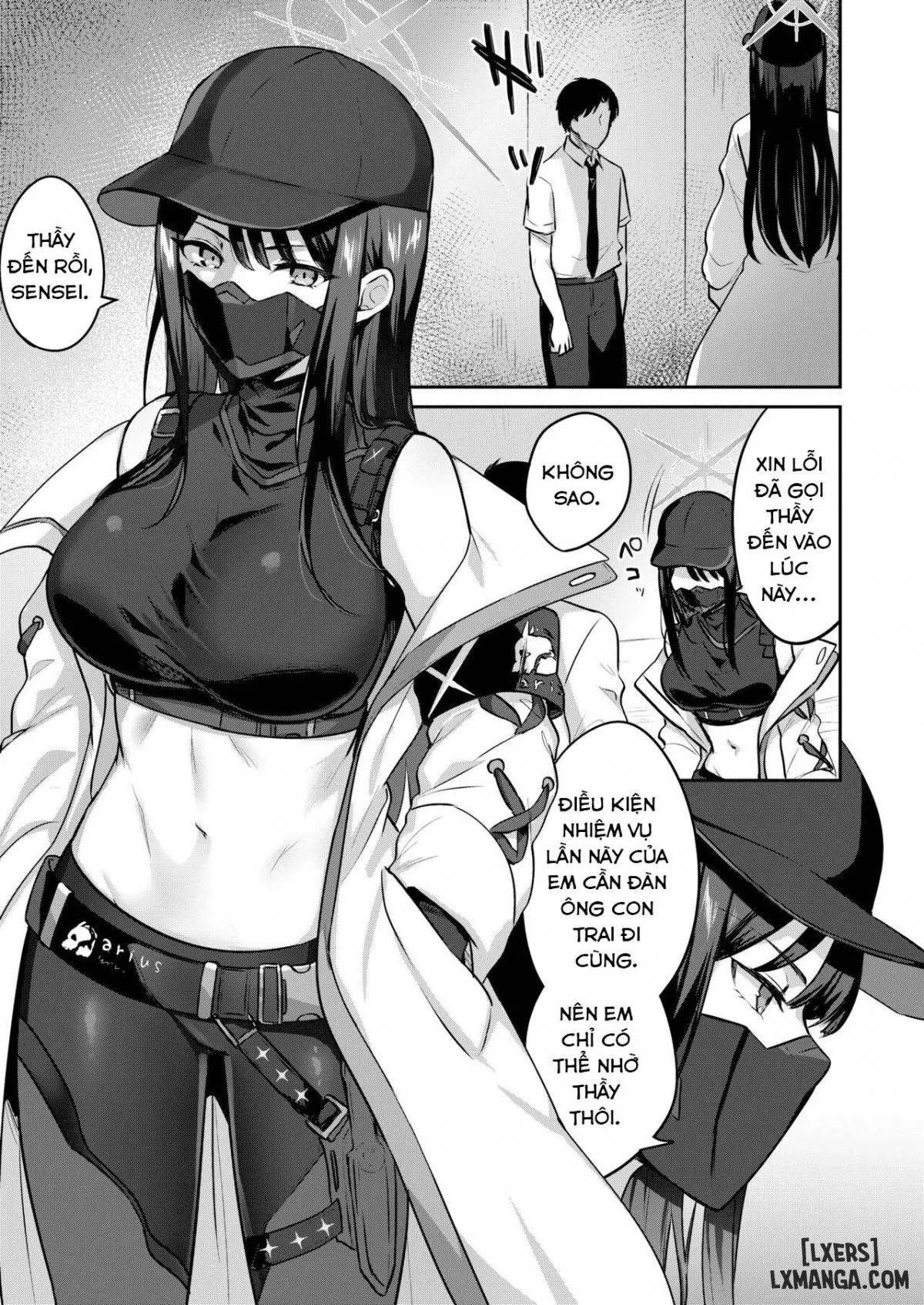 đọc truyện Series Oneshot Các Doujinshi Của Blue Archive P.2 Saori và tôi không thể rời khỏi phòng nếu tôi không làm vậy. ảnh 7 tại Giả Dược