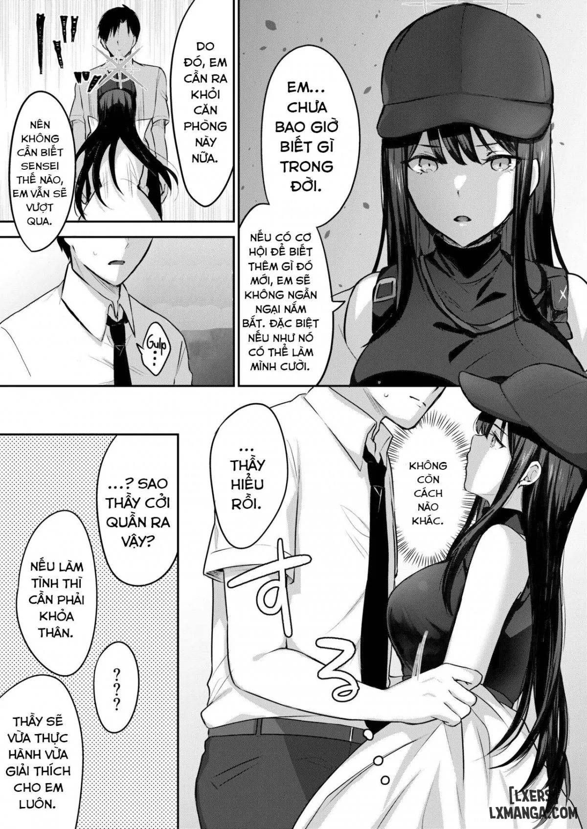đọc truyện Series Oneshot Các Doujinshi Của Blue Archive P.2 Saori và tôi không thể rời khỏi phòng nếu tôi không làm vậy. ảnh 9 tại Giả Dược