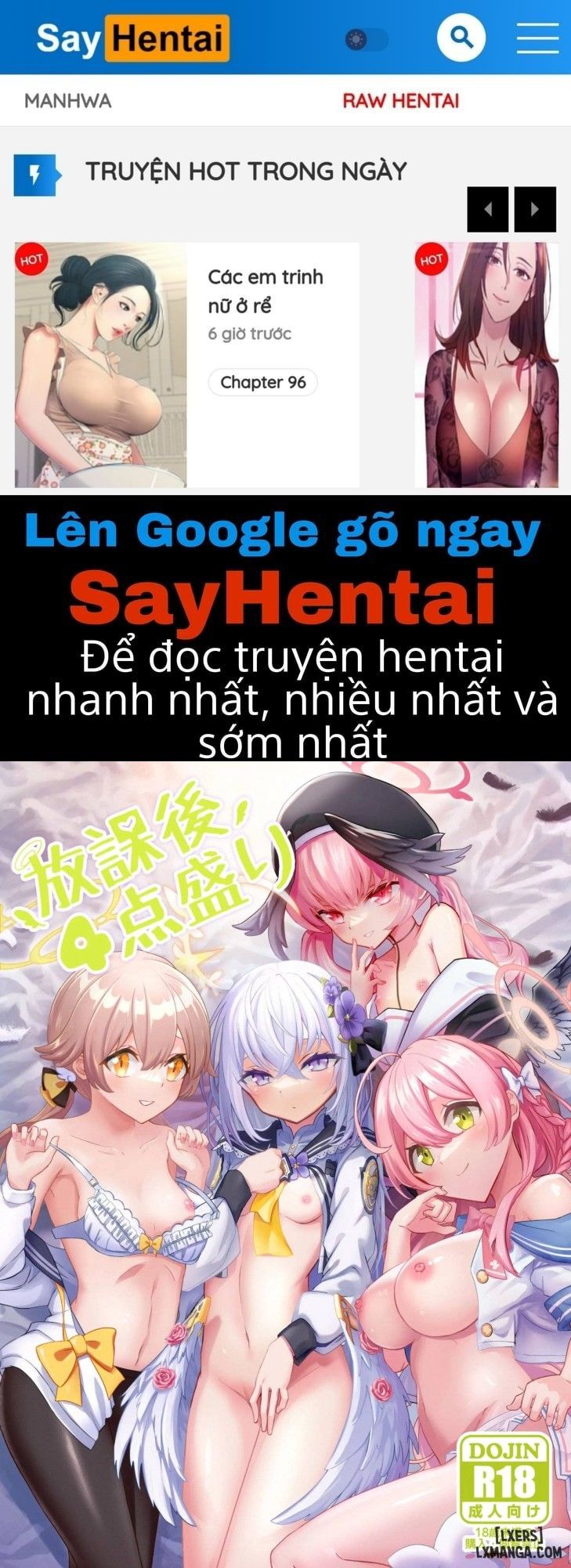 đọc truyện Series Oneshot Các Doujinshi Của Blue Archive P.3 Chương 4 ảnh 1 tại Giả Dược