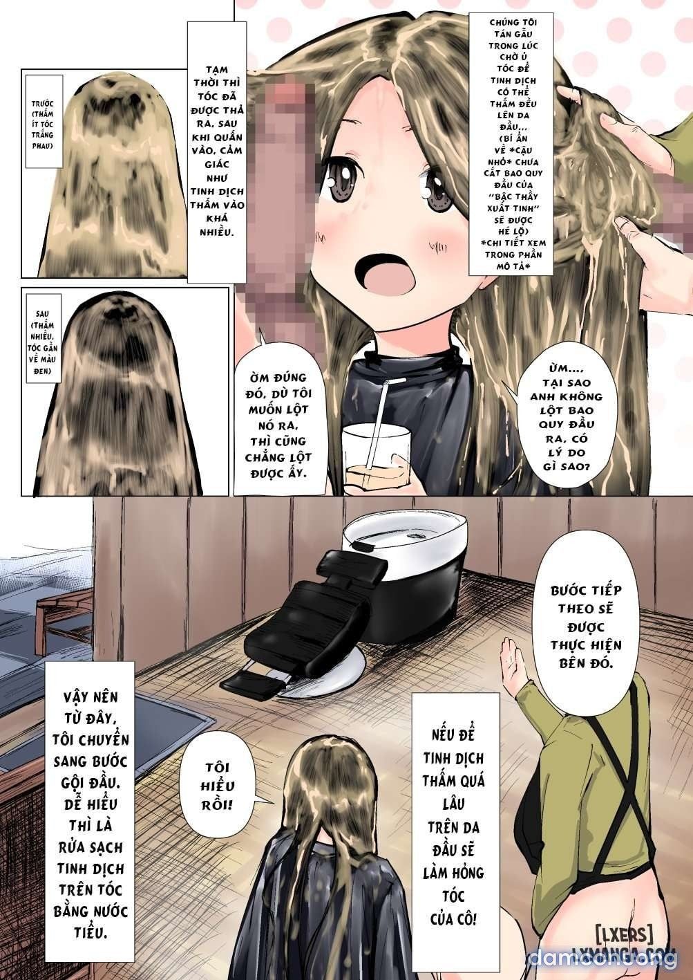 đọc truyện Series Truyện Sở Thích Kỳ Lạ Với Tóc Chương 4 ảnh 14 tại Thiên Thai Truyện