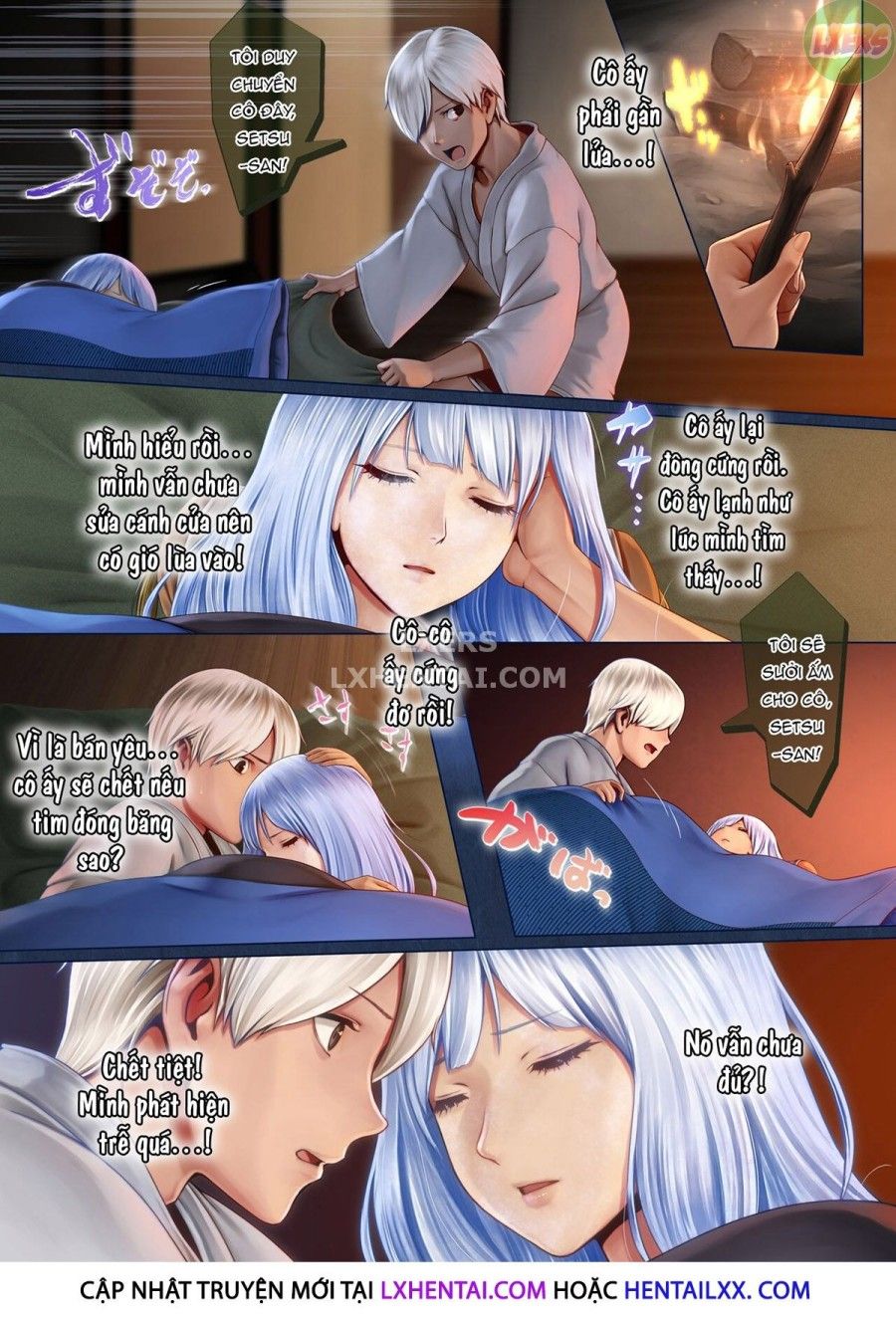 Setsu, The Yuki-onna Of The Night ~warm Her Up Lest She Freeze~ Oneshot page 15 - Giả Dược