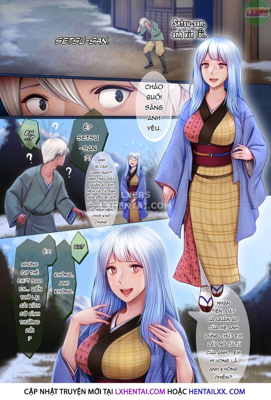 Setsu, The Yuki-onna Of The Night ~warm Her Up Lest She Freeze~ Oneshot page 40 - Giả Dược