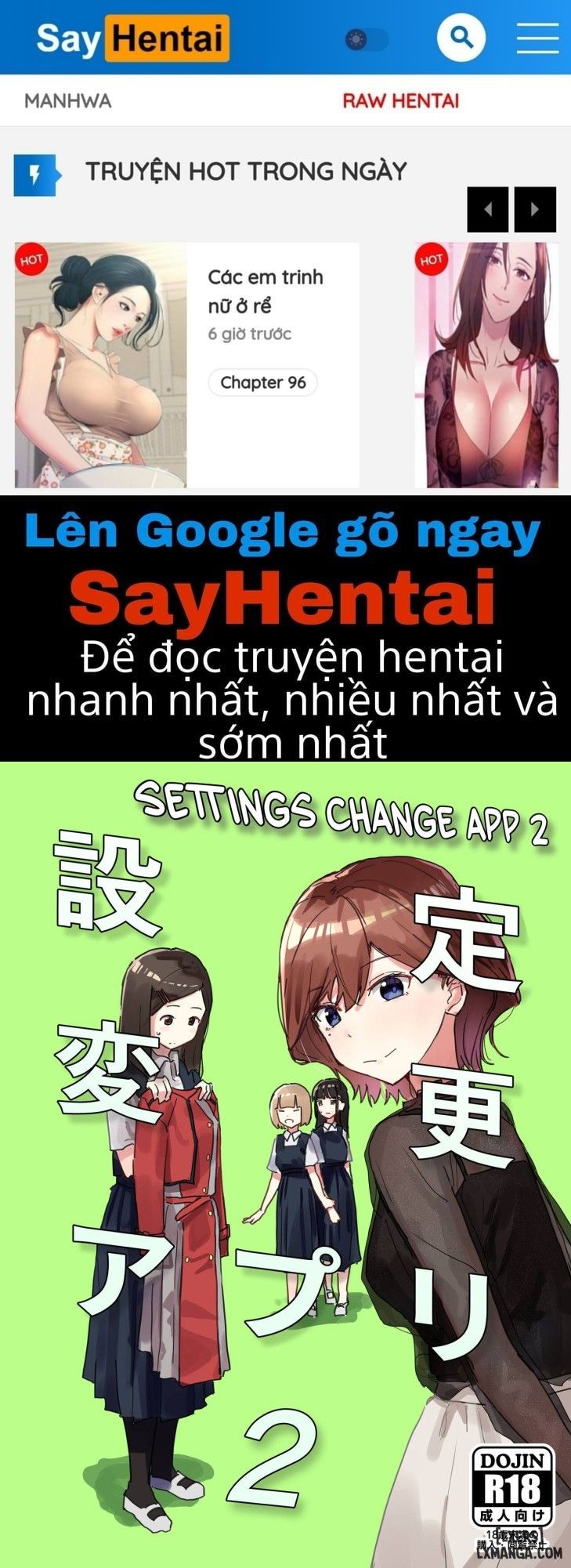 đọc truyện Settei Henkou Appli 2 Chương 1 ảnh 1 tại Thiên Thai Truyện