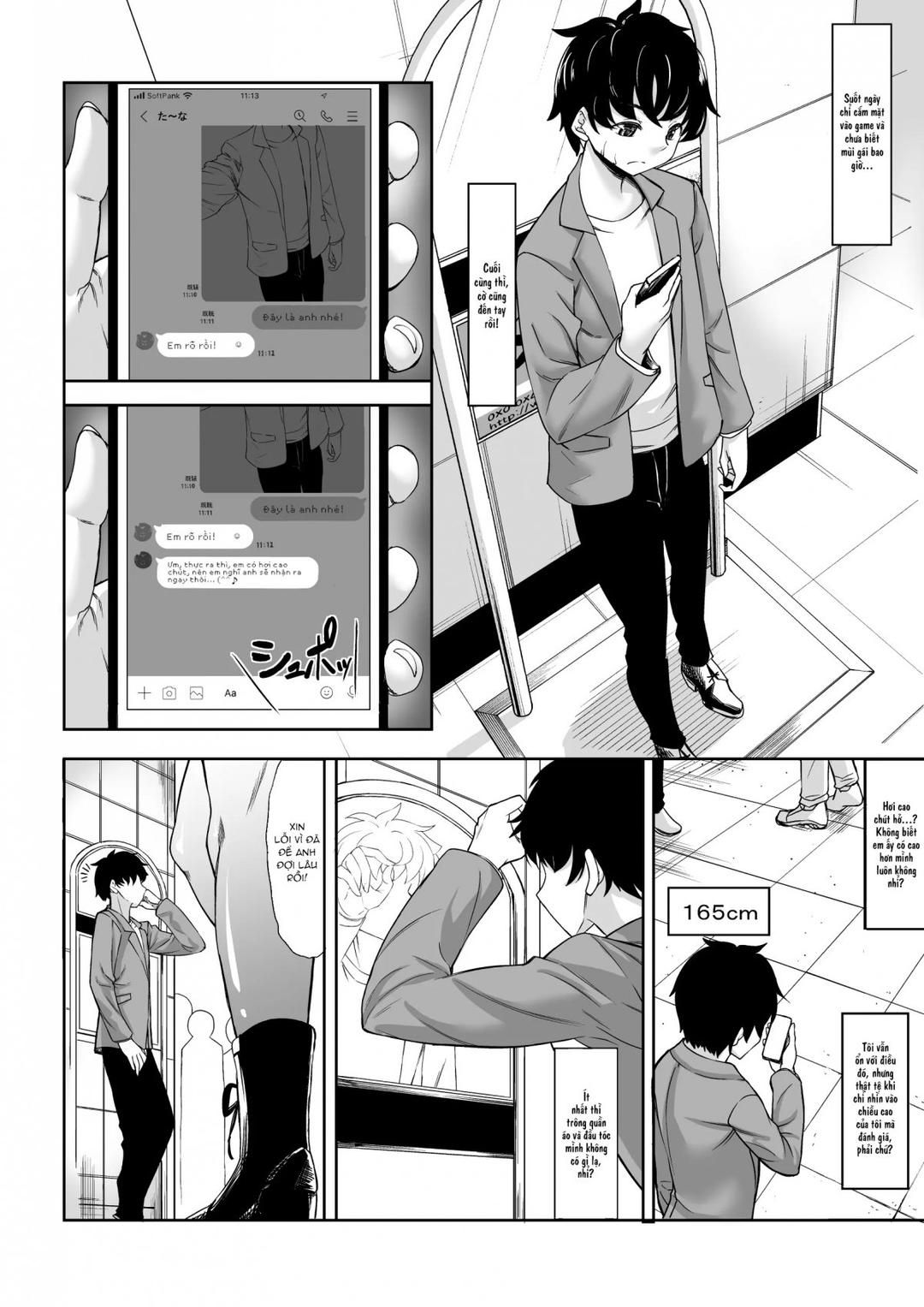 Shinchou 211 Cm No Jirai-kei Joshi Ni Nerawa Rete Mou Nige Rarenai Oneshot page 6 - Giả Dược