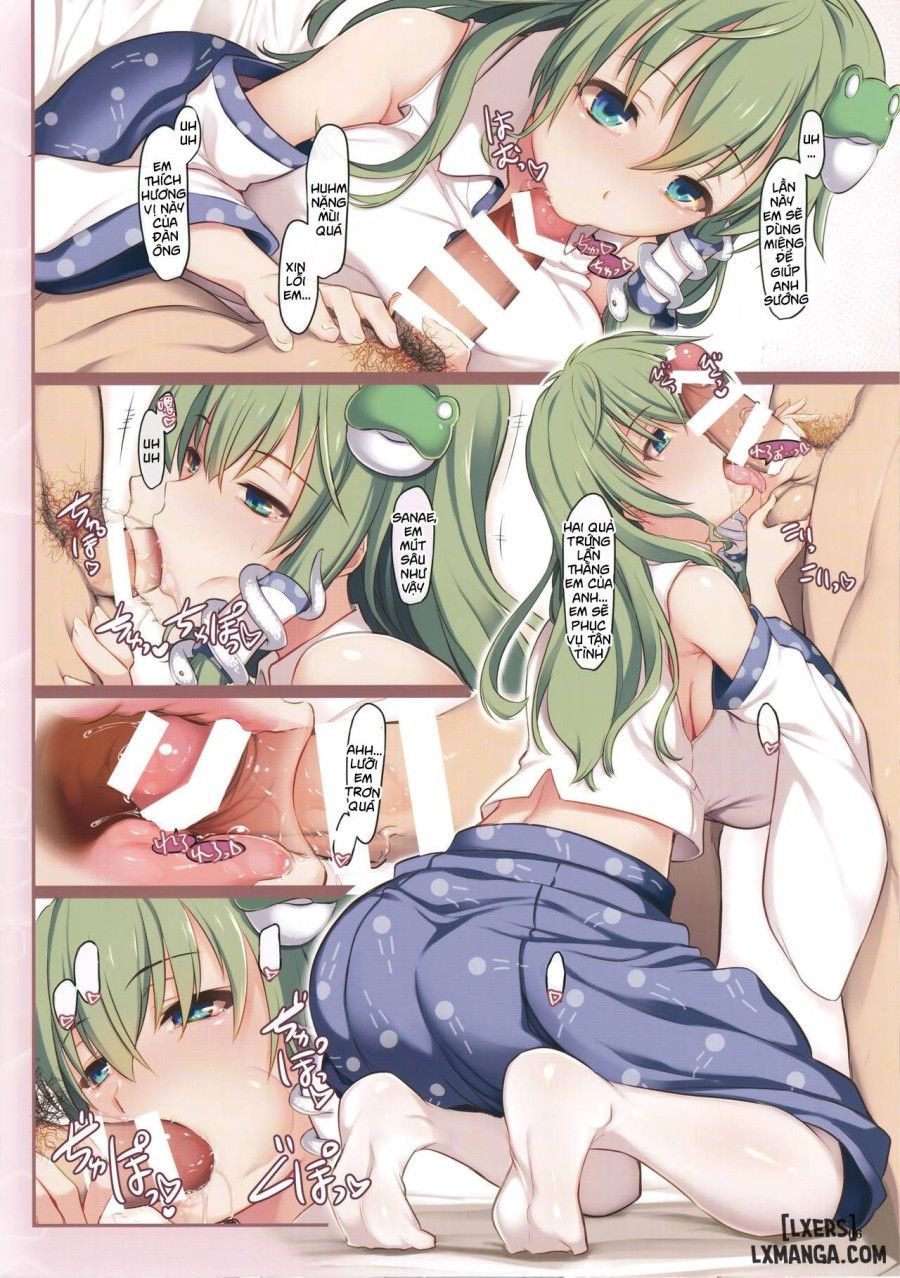 Shinkon Love Love Na Sanae-san To Asa Made Shiko Challe Oneshot page 5 - Giả Dược