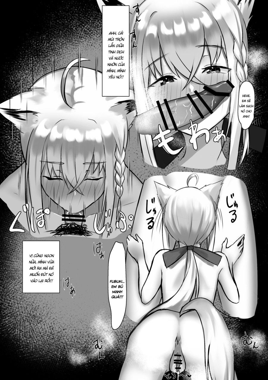 Shirakami Fubuki-chan Ga Kareshi To Icha Love Suru Manga Desu Oneshot page 7 - Giả Dược