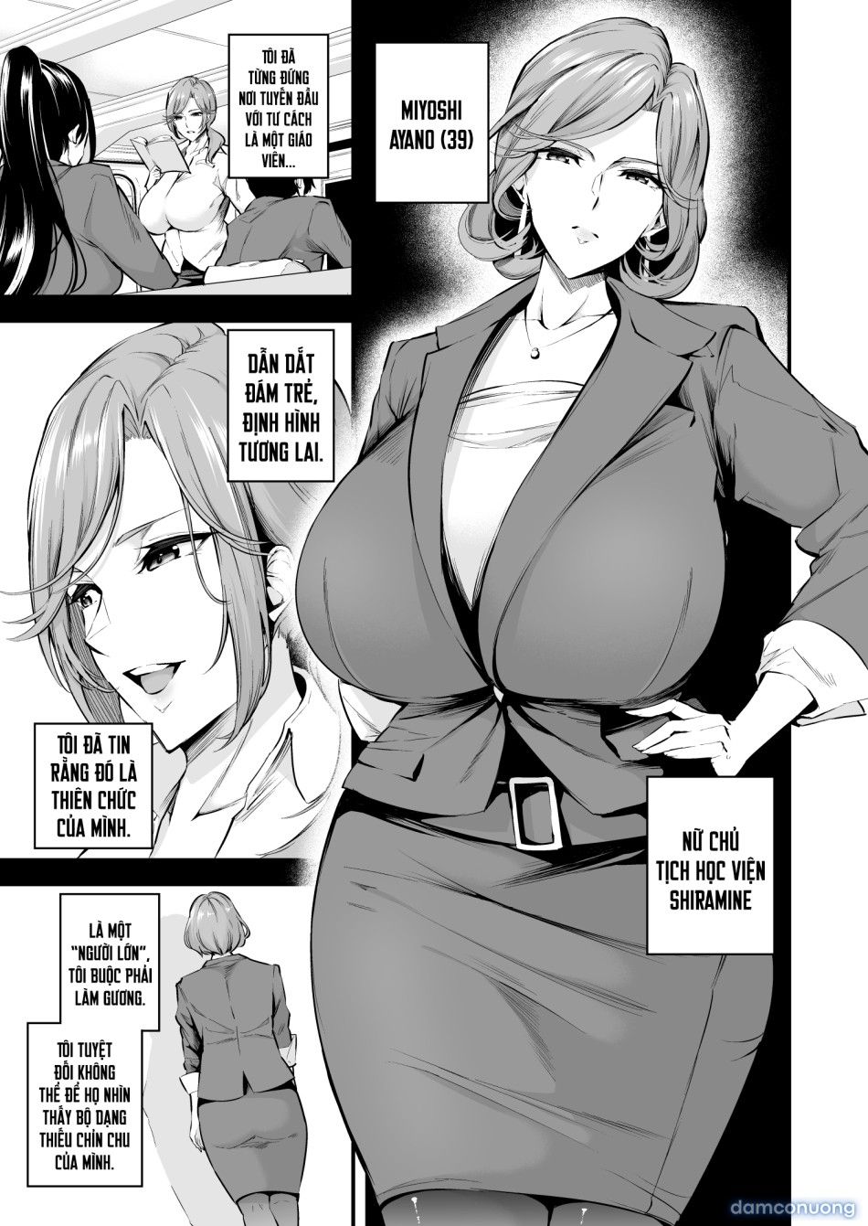 đọc truyện Shiramine Gakuen No Mesubuta Rijichou Kouhen Chương 1 ảnh 6 tại Thiên Thai Truyện