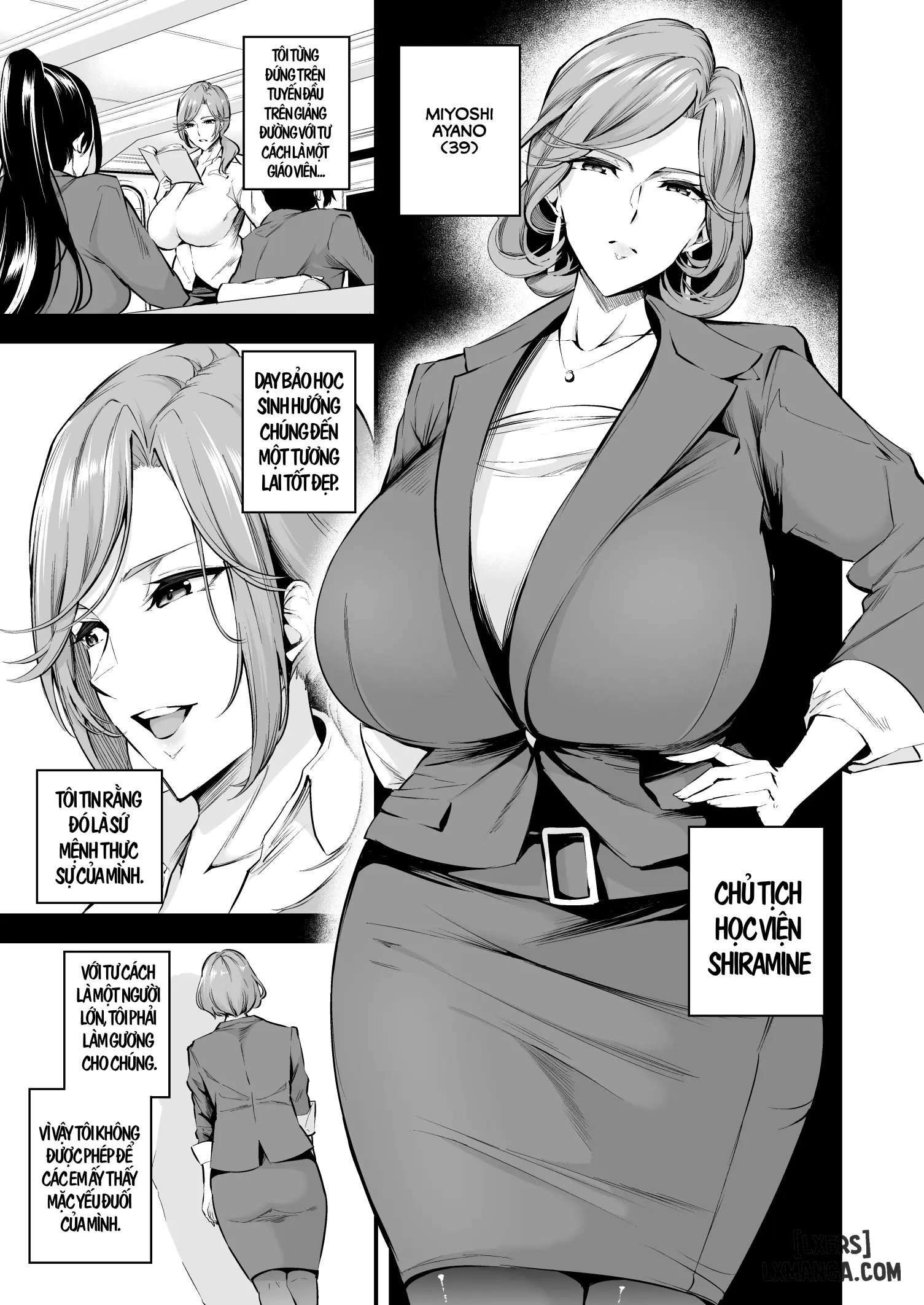 đọc truyện Shiramine Gakuen No Mesubuta Rijichou Chương 1 ảnh 5 tại Thiên Thai Truyện