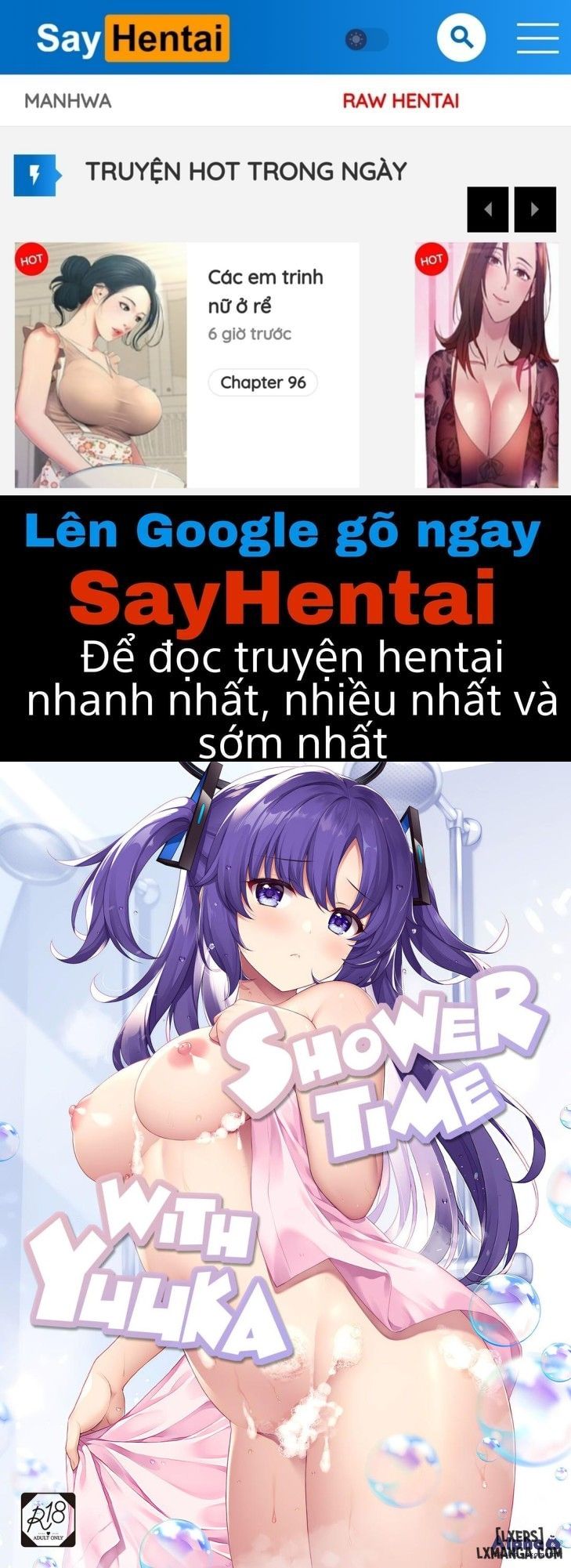 đọc truyện Shower Time With Yuuka! Oneshot ảnh 2 tại Thiên Thai Truyện