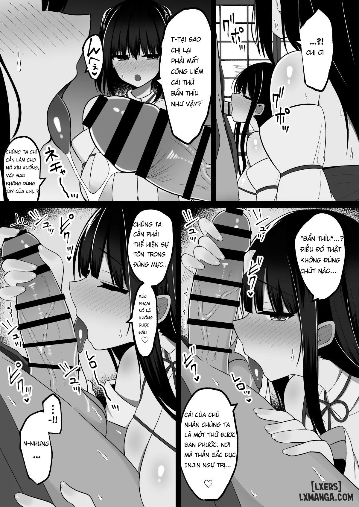 đọc truyện Shrine Maidens Of Injin: Mating Ritual With 2 Busty Miko Sisters, Locked In The Lust God