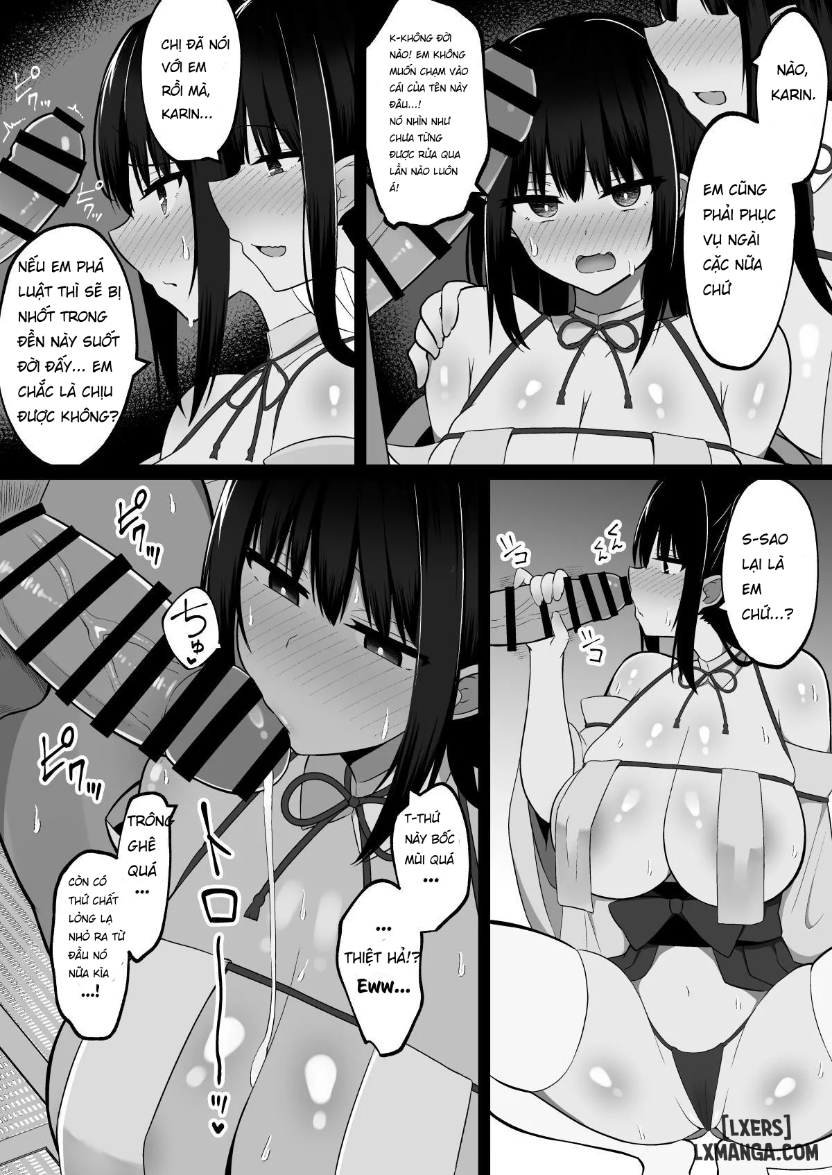 đọc truyện Shrine Maidens Of Injin: Mating Ritual With 2 Busty Miko Sisters, Locked In The Lust God