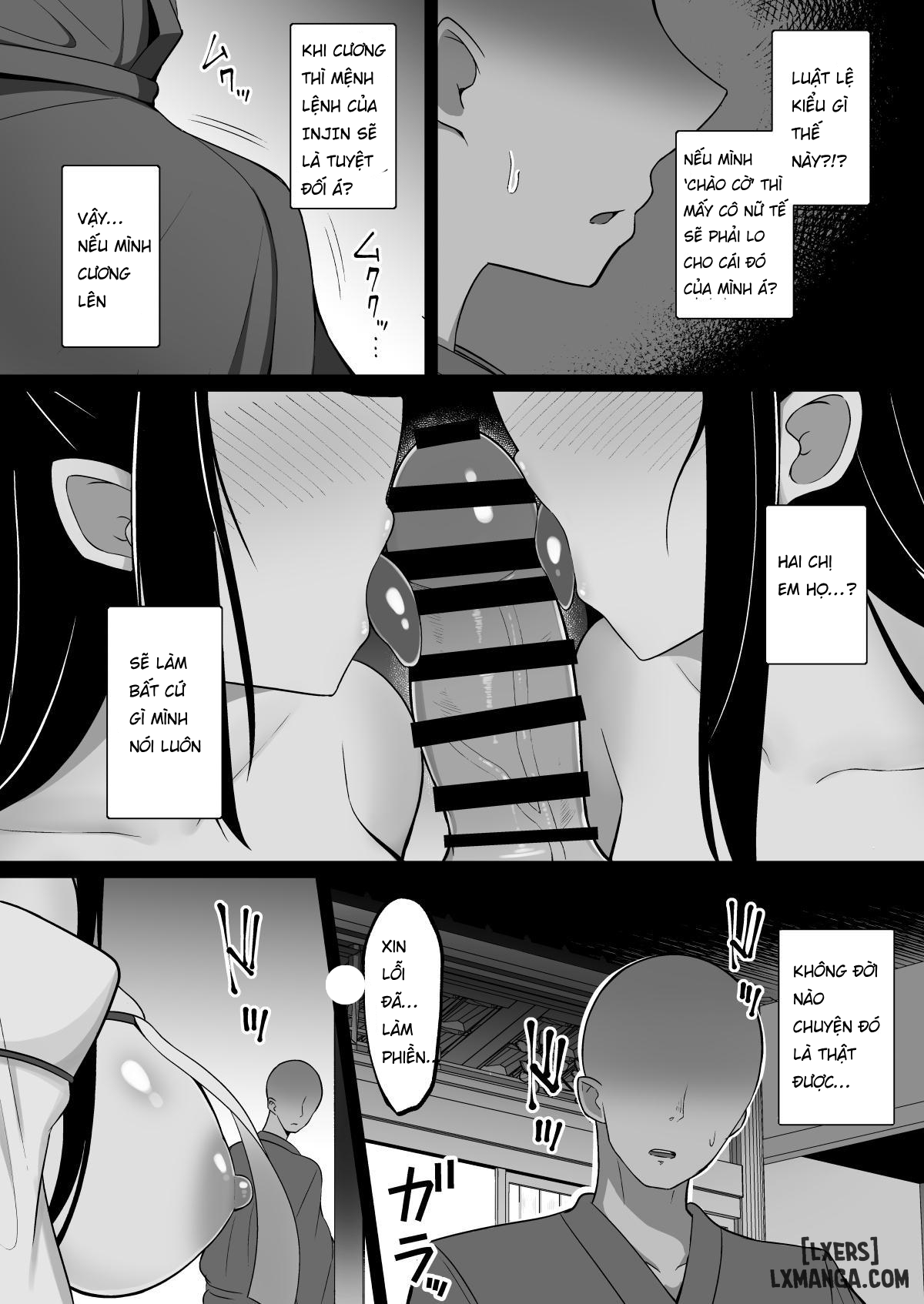 đọc truyện Shrine Maidens Of Injin: Mating Ritual With 2 Busty Miko Sisters, Locked In The Lust God