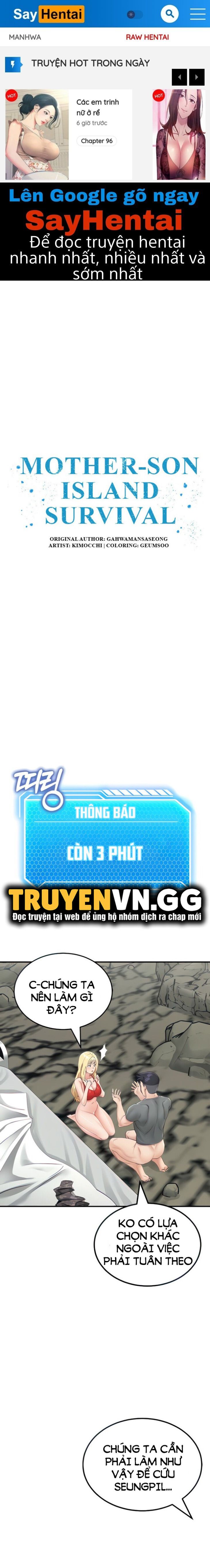 đọc truyện Sinh Tồn Trên Đảo Hoang Cùng Mẹ Yêu Chương 8 ảnh 1 tại Thiên Thai Truyện