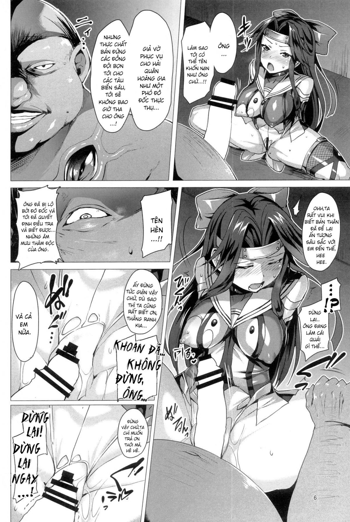 đọc truyện Slave Fleet Harlot Jintsuu Oneshot ảnh 6 tại Giả Dược