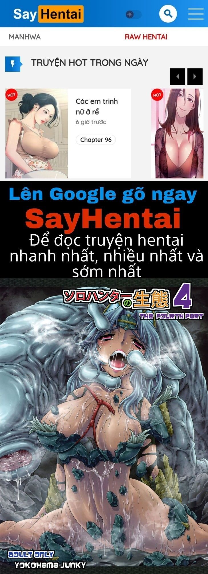 đọc truyện Solo Hunter No Seitai 4 The Fourth Part Oneshot ảnh 1 tại Giả Dược