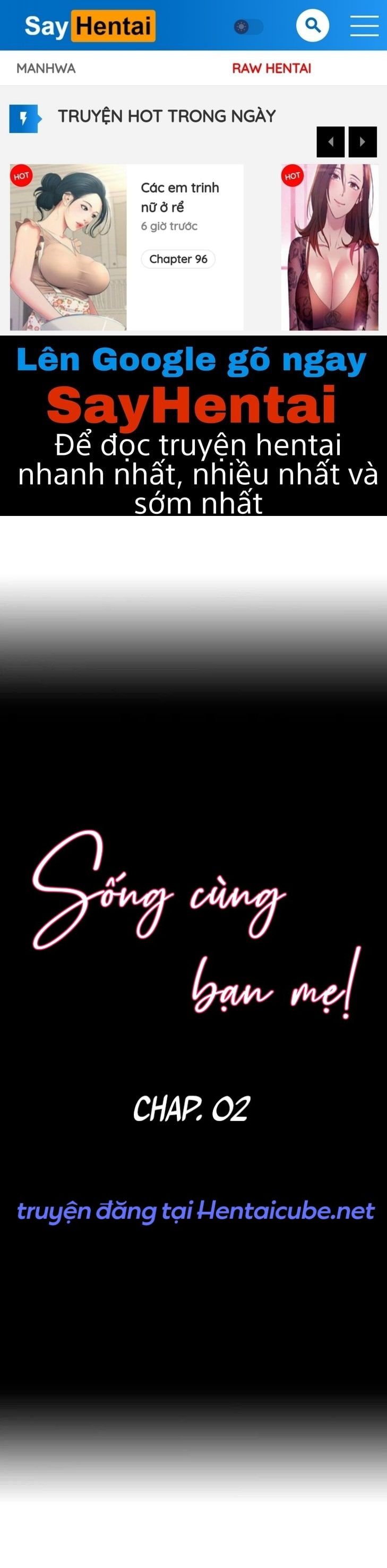 đọc truyện Sống Cùng Bạn Mẹ! Chương 2 ảnh 1 tại Giả Dược