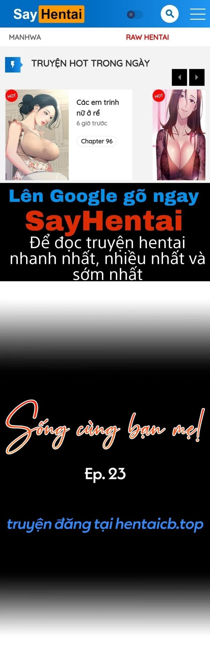 đọc truyện Sống Cùng Bạn Mẹ! Chương 23 ảnh 1 tại Giả Dược