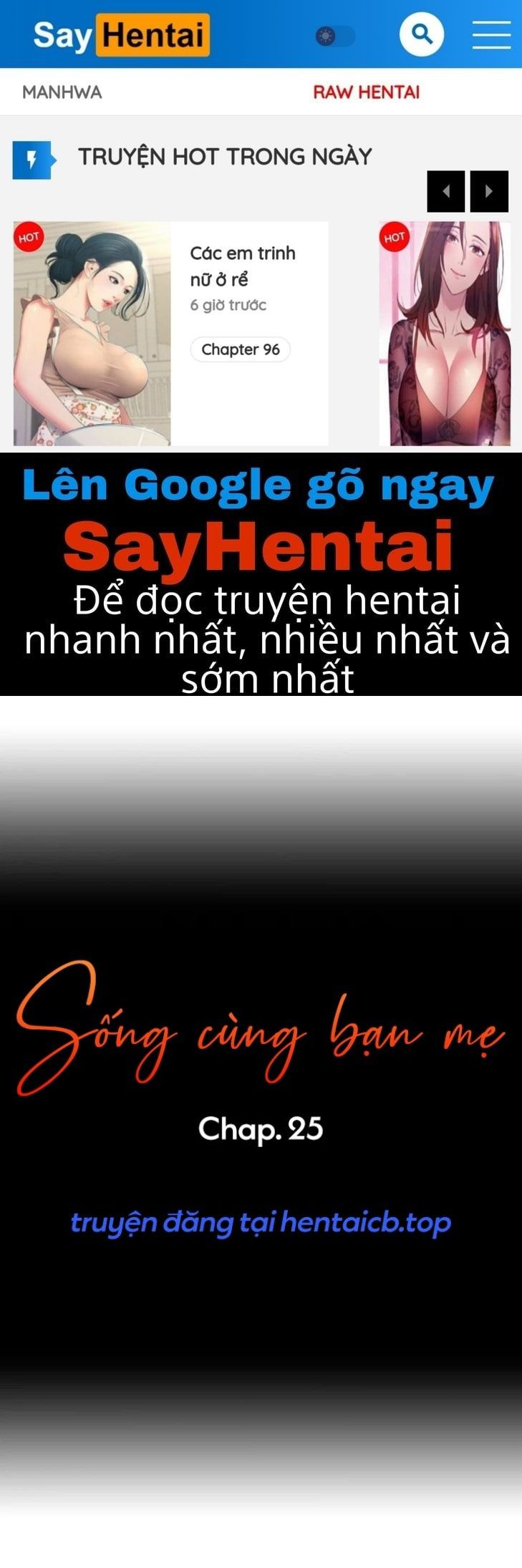 đọc truyện Sống Cùng Bạn Mẹ! Chương 25 ảnh 1 tại Giả Dược