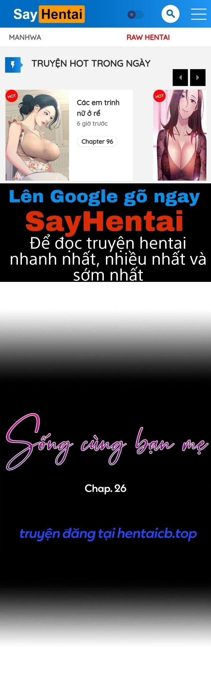 đọc truyện Sống Cùng Bạn Mẹ! Chương 26 ảnh 1 tại Giả Dược