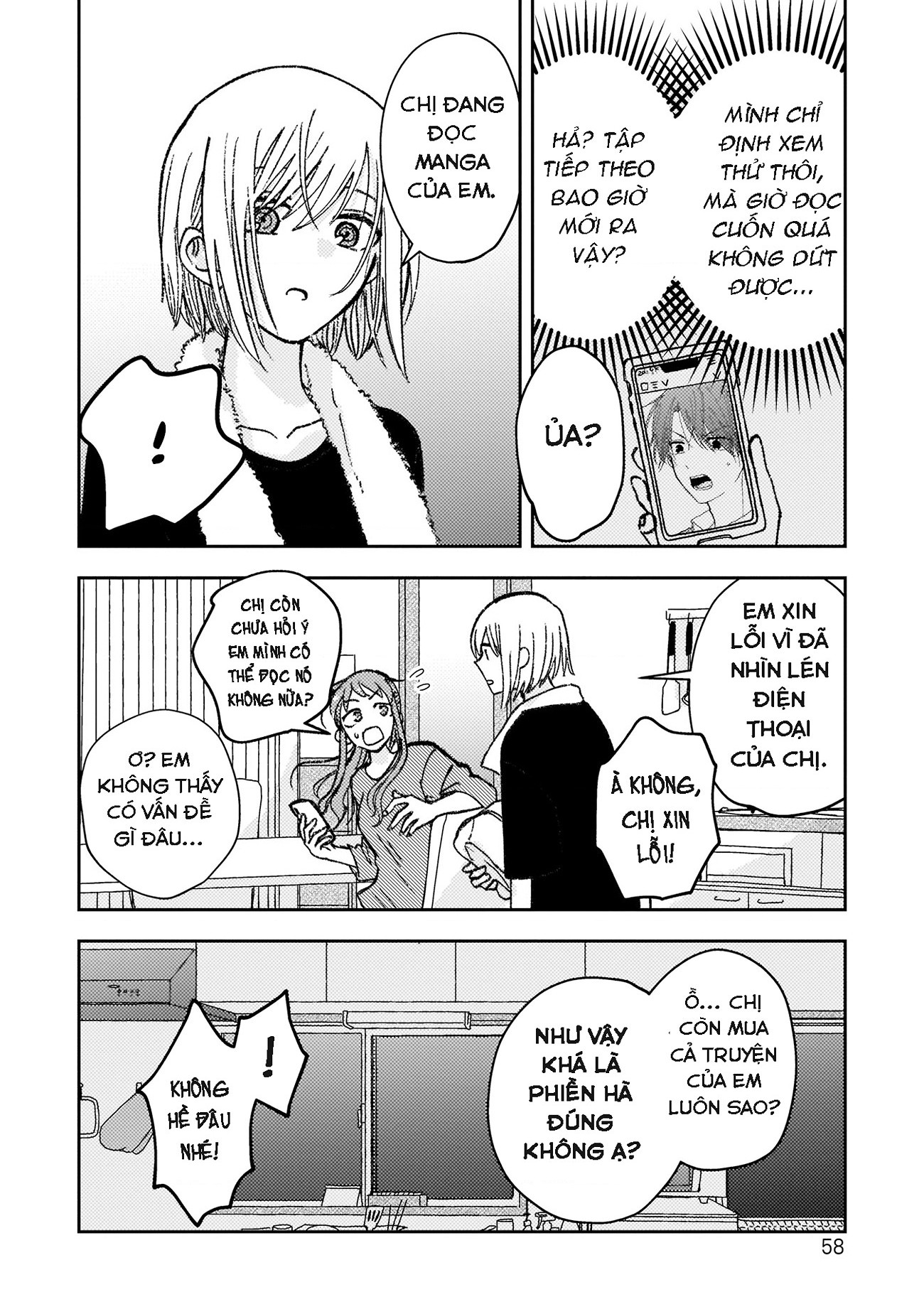 đọc truyện Sống Cùng Cô Gái Thích Chị Của Tôi  Chương 5 ảnh 4 tại Thiên Thai Truyện