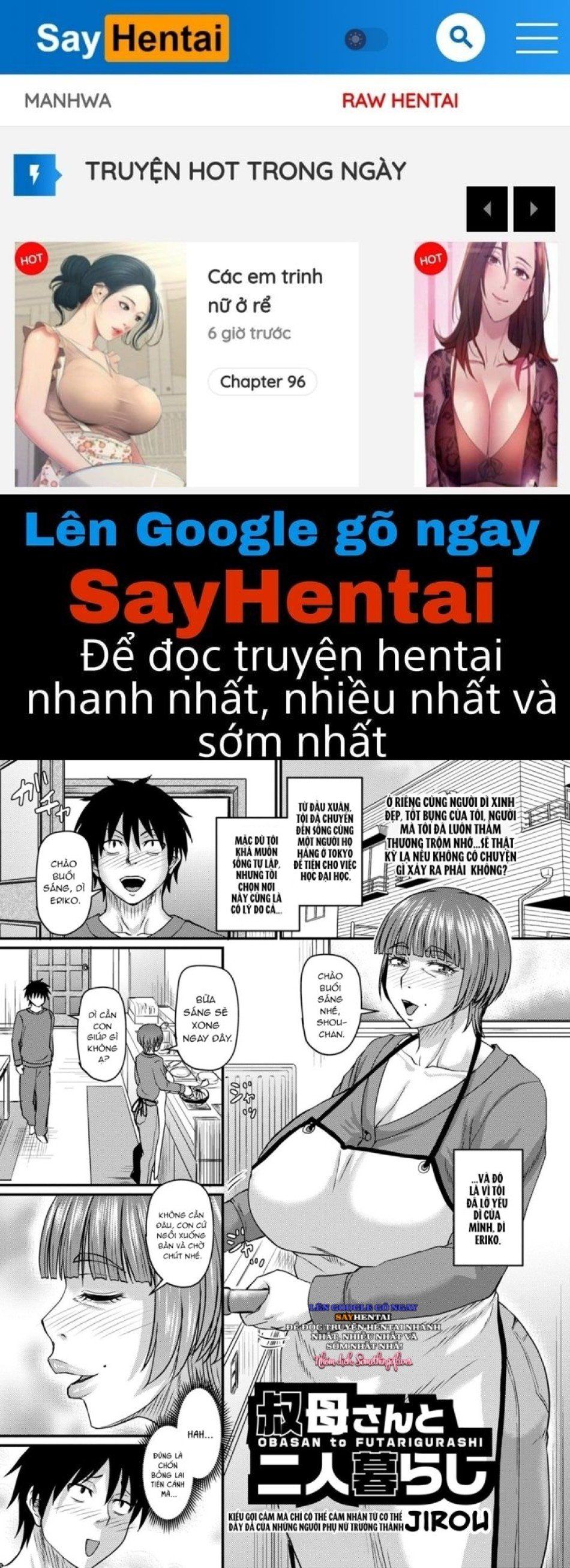 đọc truyện Sống Cùng Với Dì Chương 1 ảnh 2 tại Thiên Thai Truyện