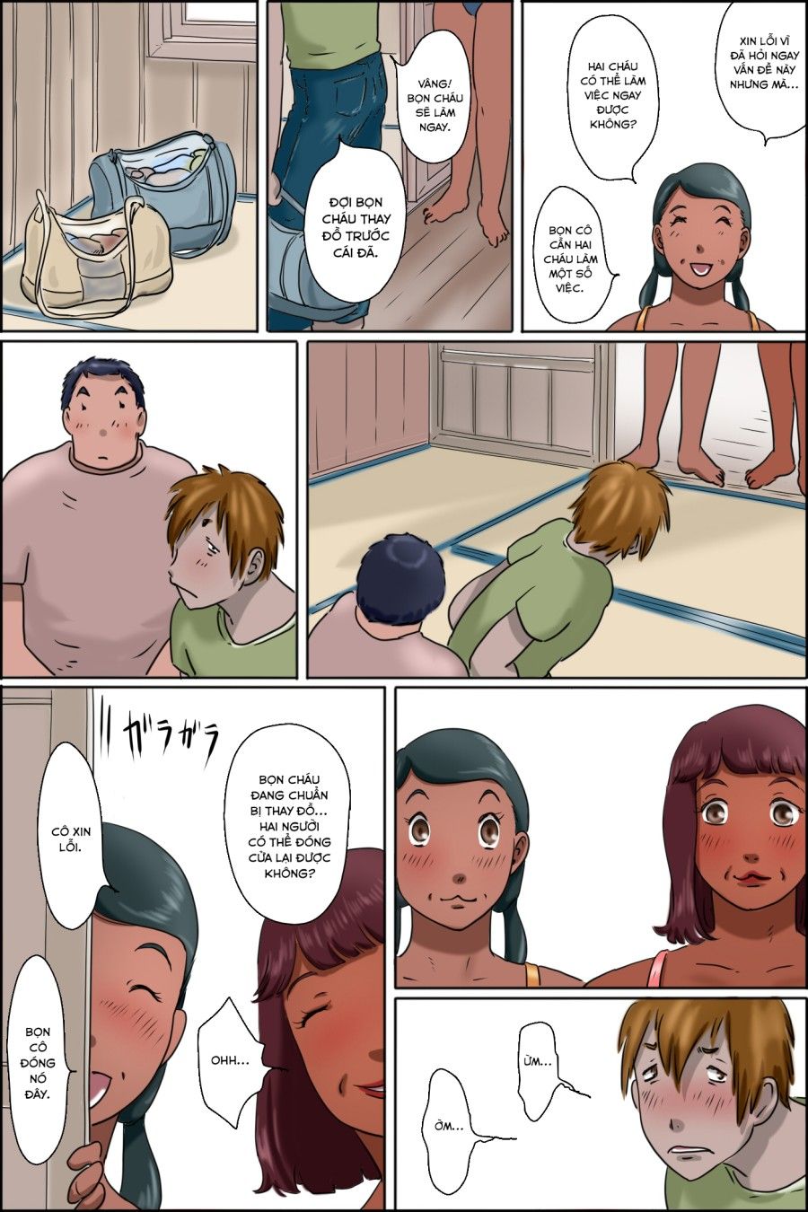 Sono Shima Wa Makkuro Ni Hiyake Shita Oba-san-tachi No Seisokuchi De Aru Oneshot page 9 - Giả Dược