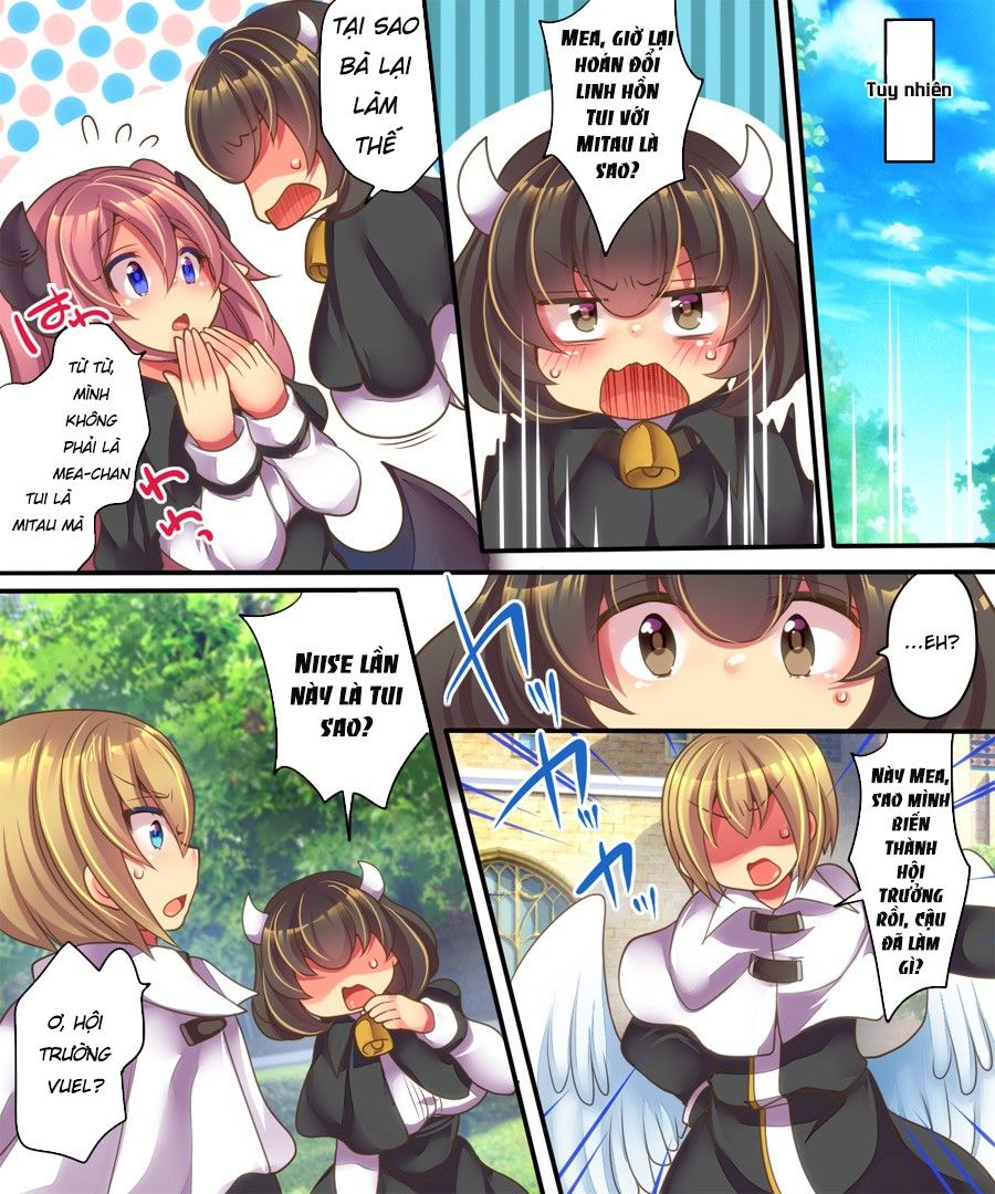 Soshite Tenshi-kun To Succubus-chan Wa Irekawaru Oneshot page 32 - Giả Dược