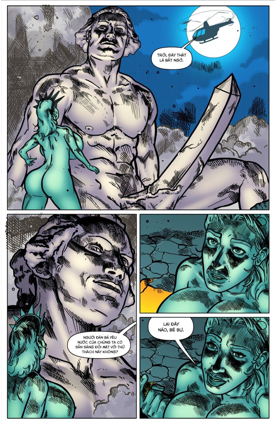 Stars And Stripes Oneshot page 12 - Giả Dược