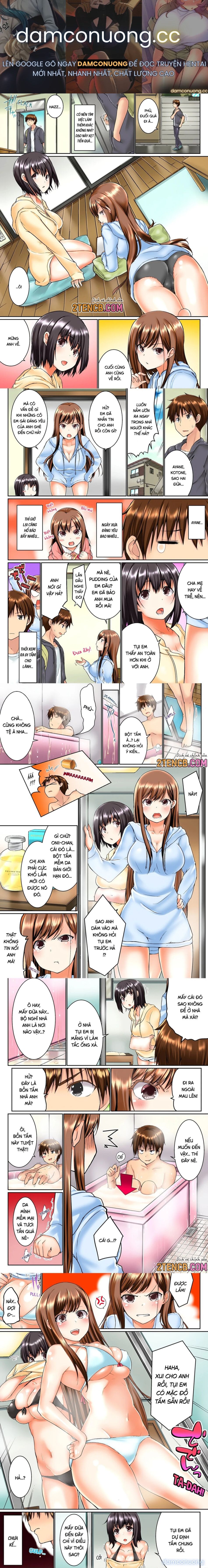 đọc truyện Sự Cố Trong Bồn Tắm: Cặc Anh Trai Trượt Vào Trong Lồn Tôi Chương 1 ảnh 2 tại Thiên Thai Truyện