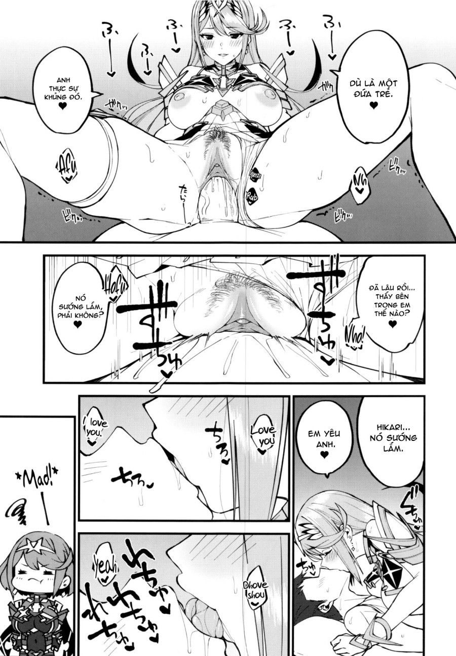 đọc truyện Sự Dẫn Dắt Của Mặt Trời Rực Lửa (xenoblade Chronicles 2) Oneshot ảnh 13 tại Thiên Thai Truyện